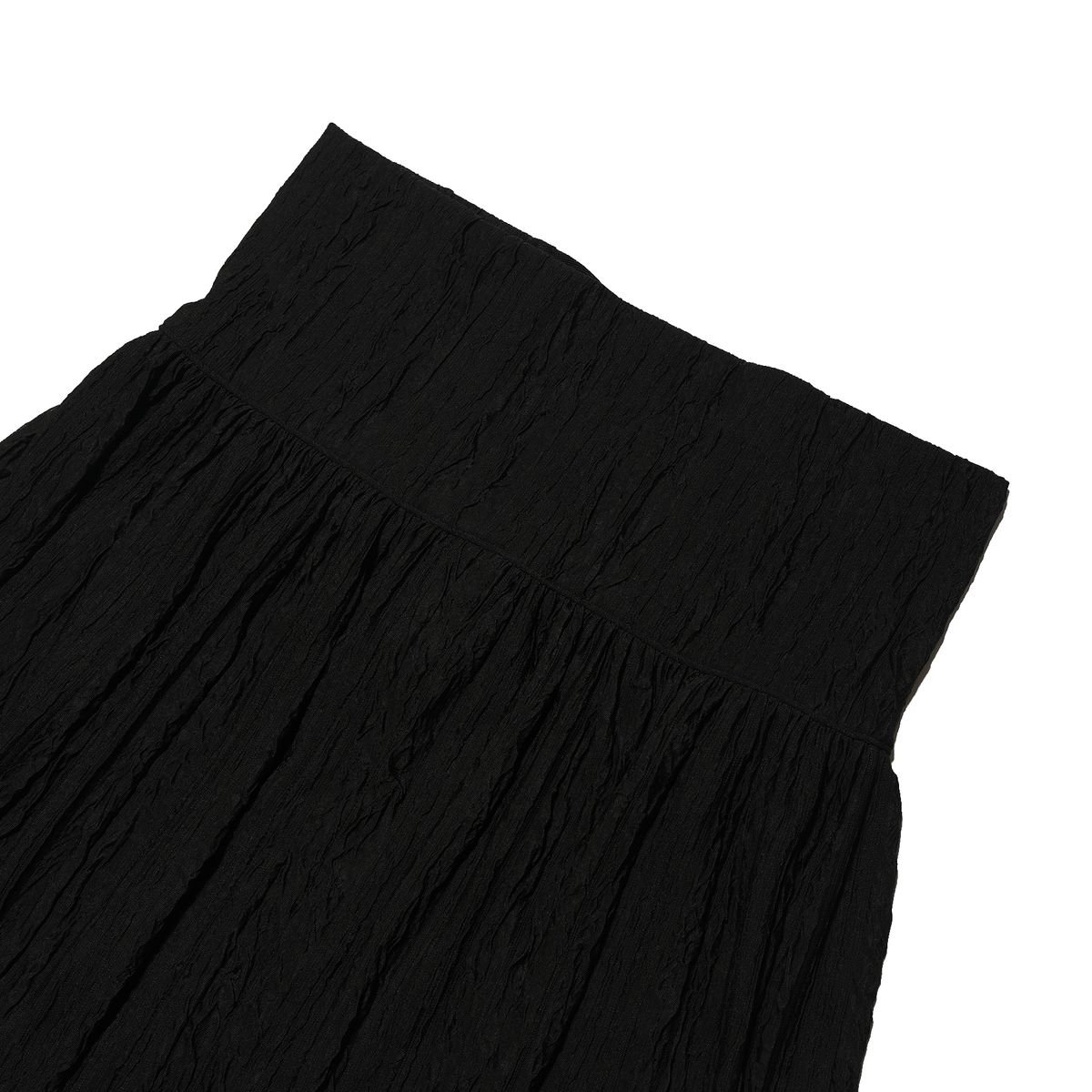 테레루(TERERU) Long Layered Skirt Black