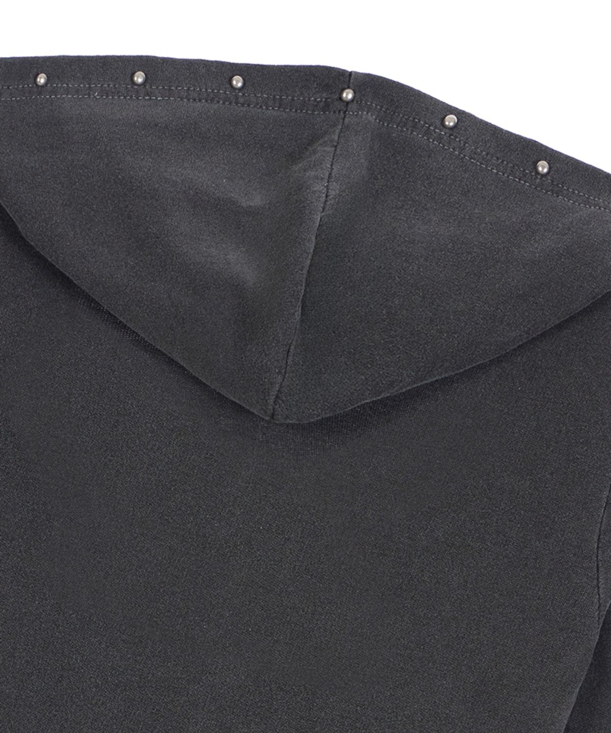 분트(VOONT) Stud Line Hood Long Sleeve (CHARCOAL)