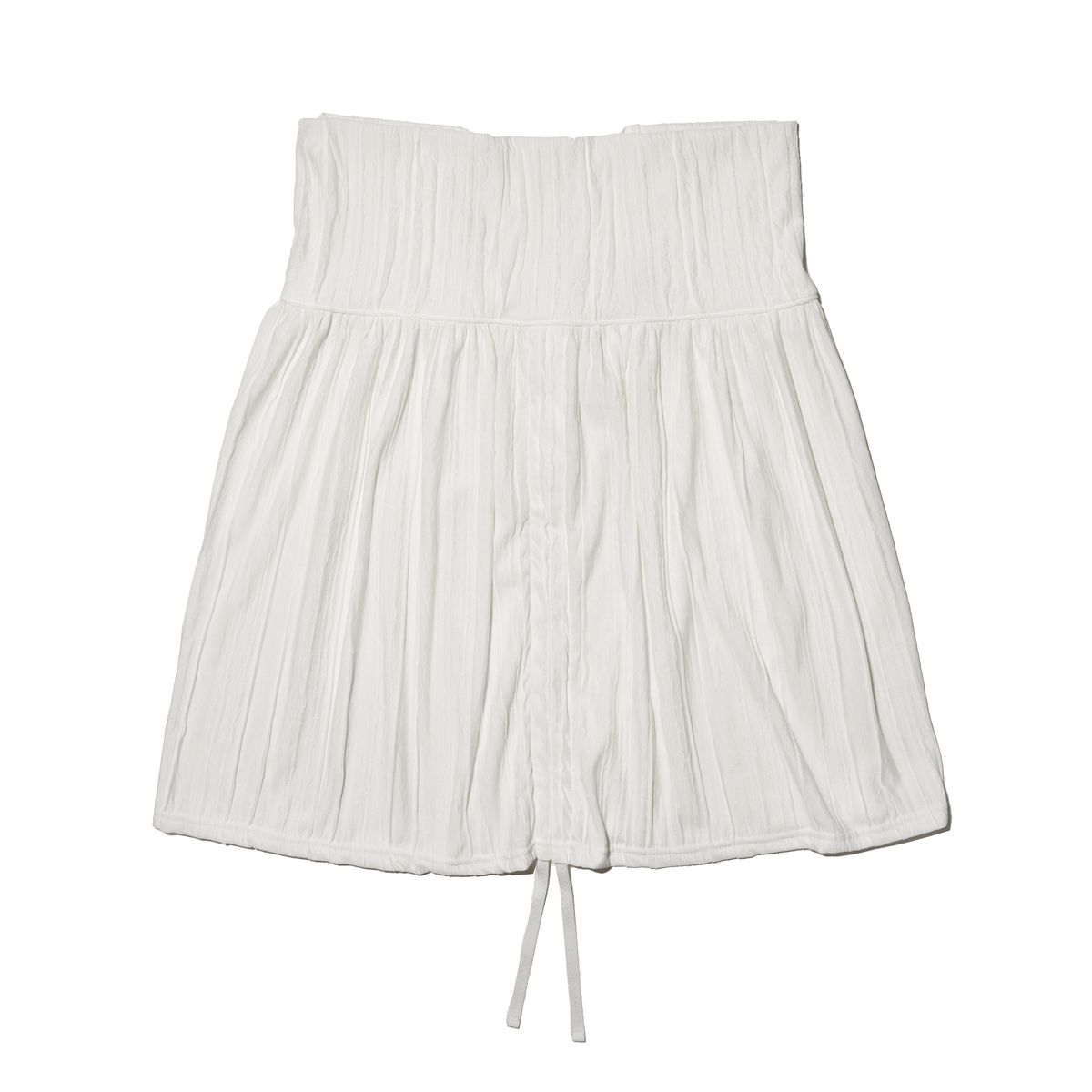 테레루(TERERU) Long Layered Skirt White