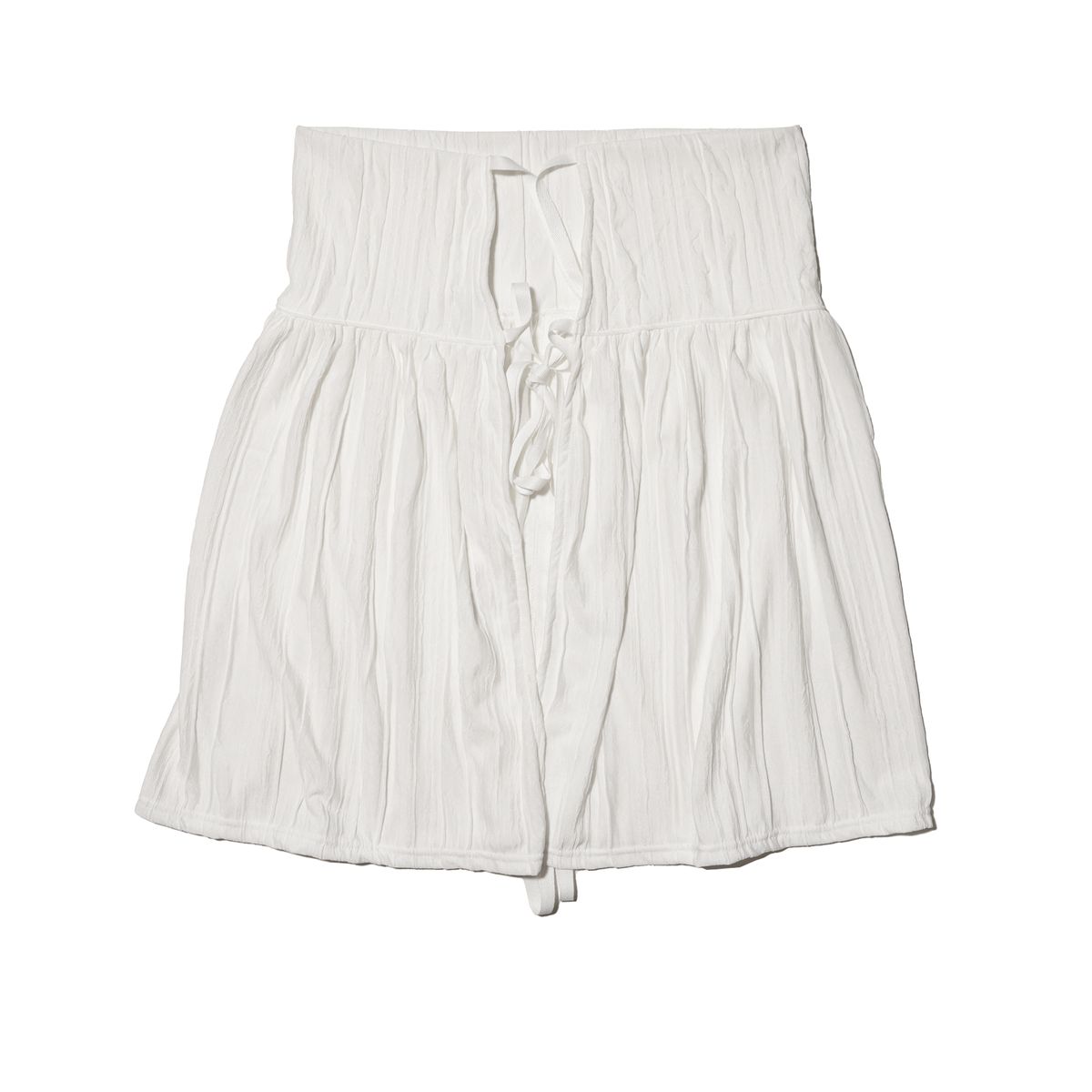 테레루(TERERU) Long Layered Skirt White