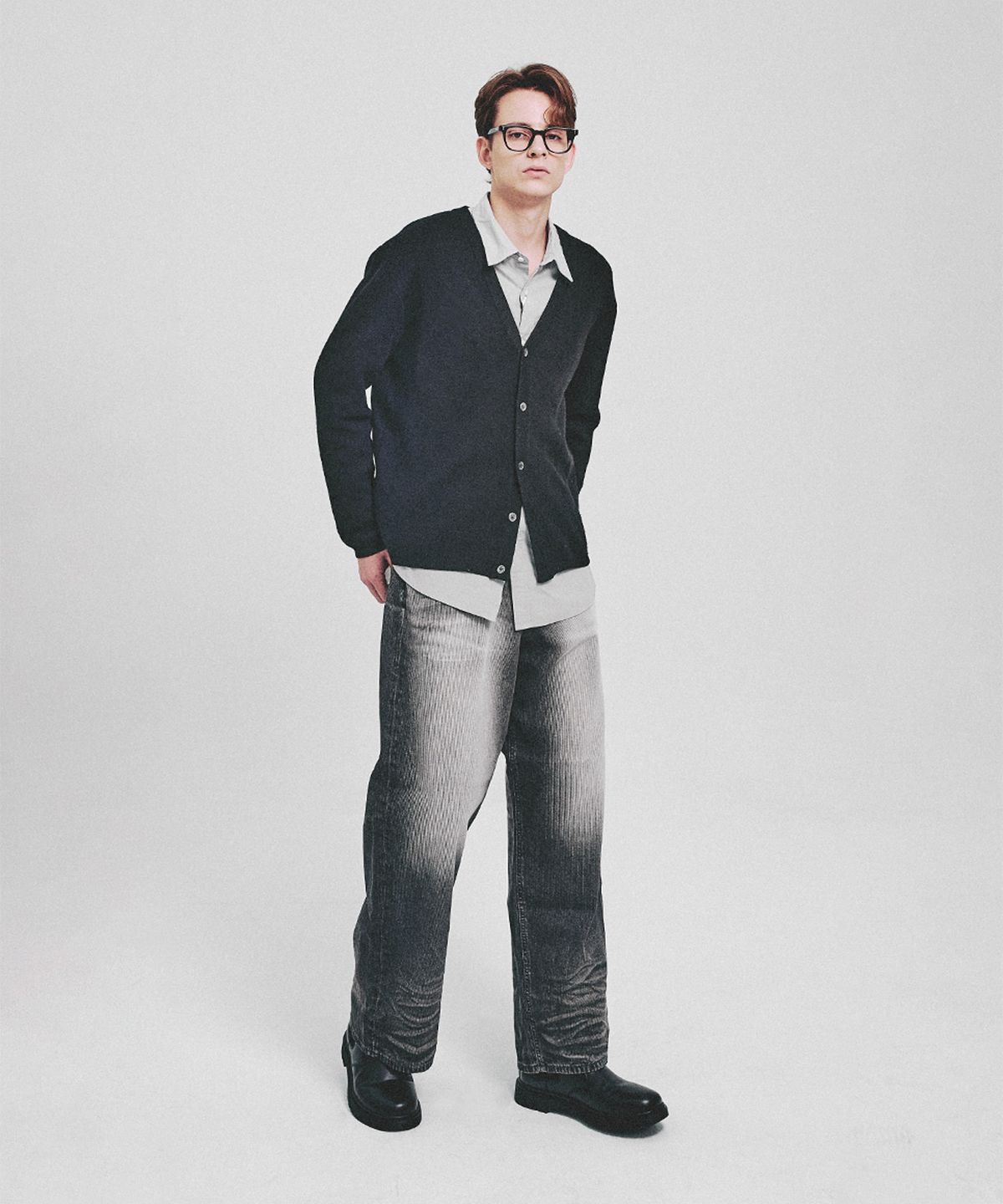 파스코로젠(PASCOROZEN) 25Paco JC5302 John Chelsea Boots 58.5