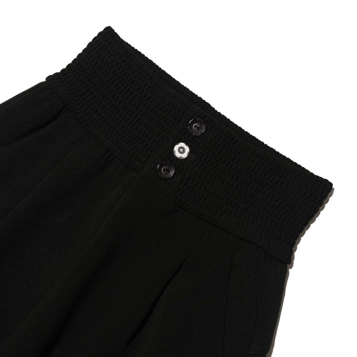 테레루(TERERU) Folding Lace-up Pants Black