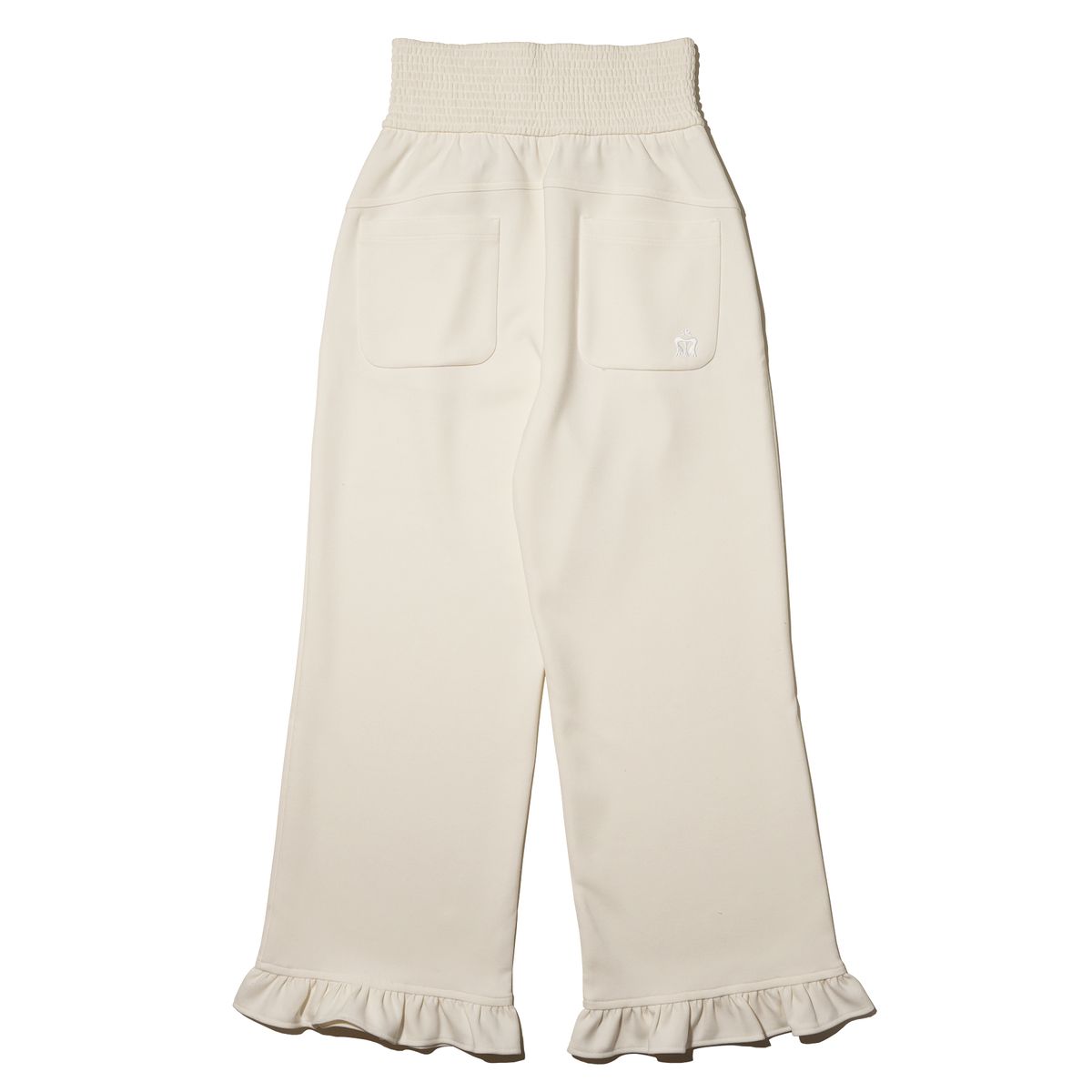 테레루(TERERU) Folding Lace-up Pants White
