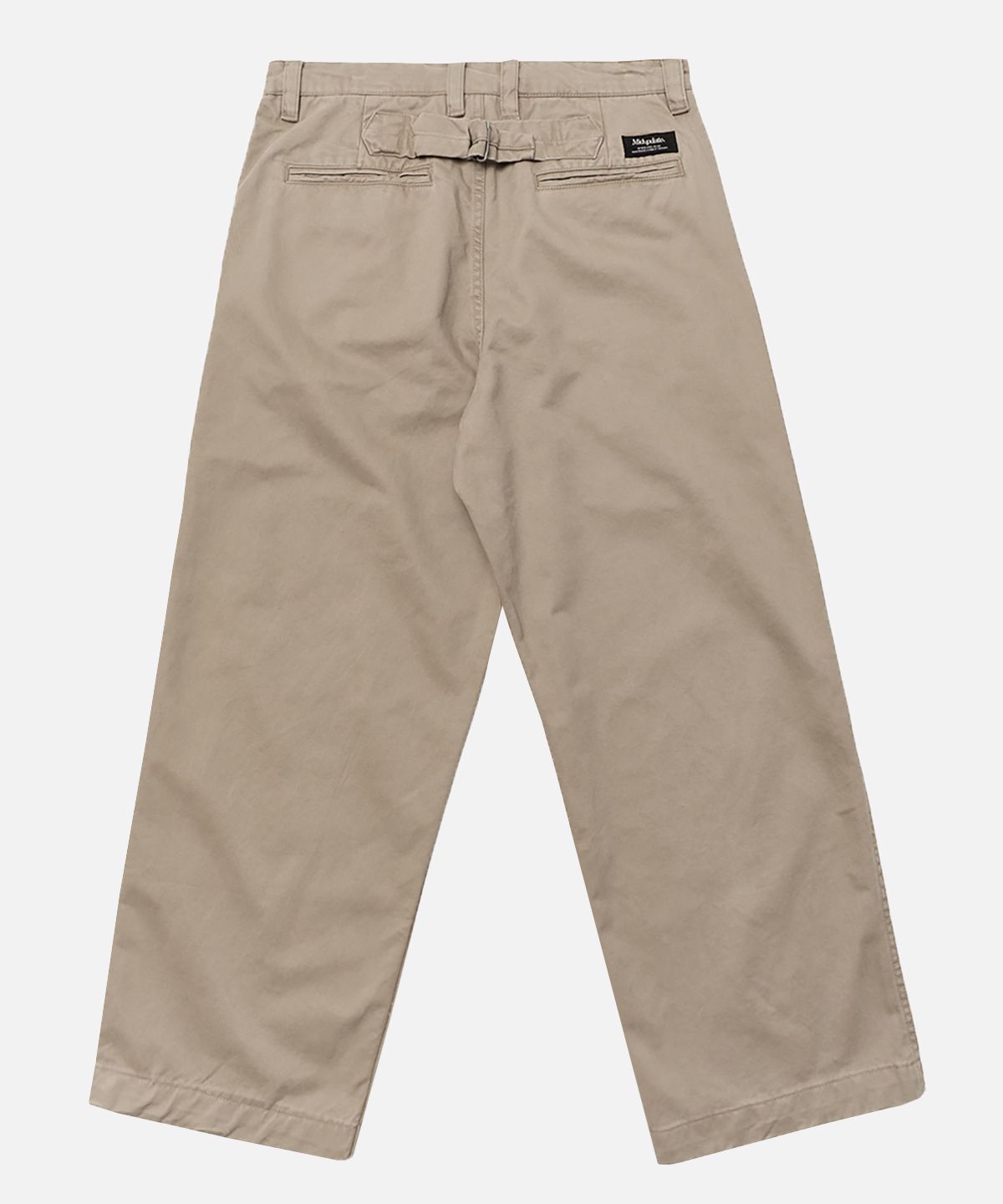미드업데이트(MIDUPDATE) Wide Fit Cinchback Chino Pants_2color