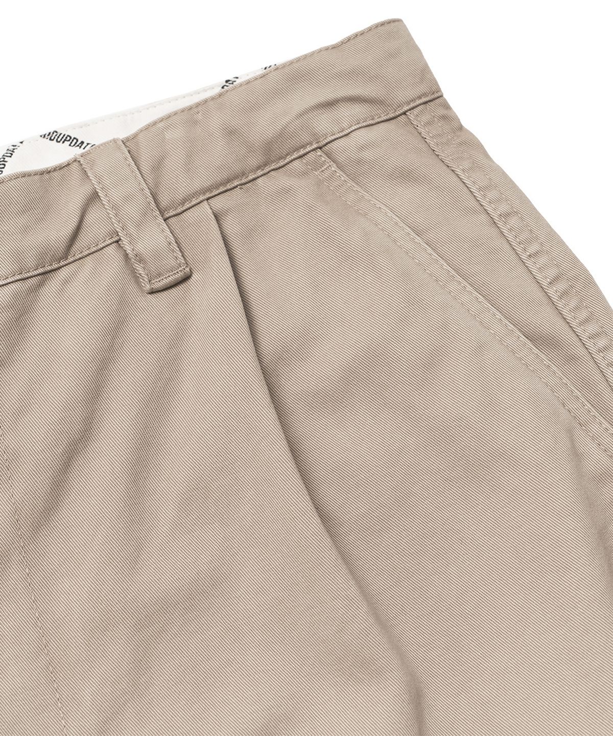 미드업데이트(MIDUPDATE) Wide Fit Cinchback Chino Pants_2color