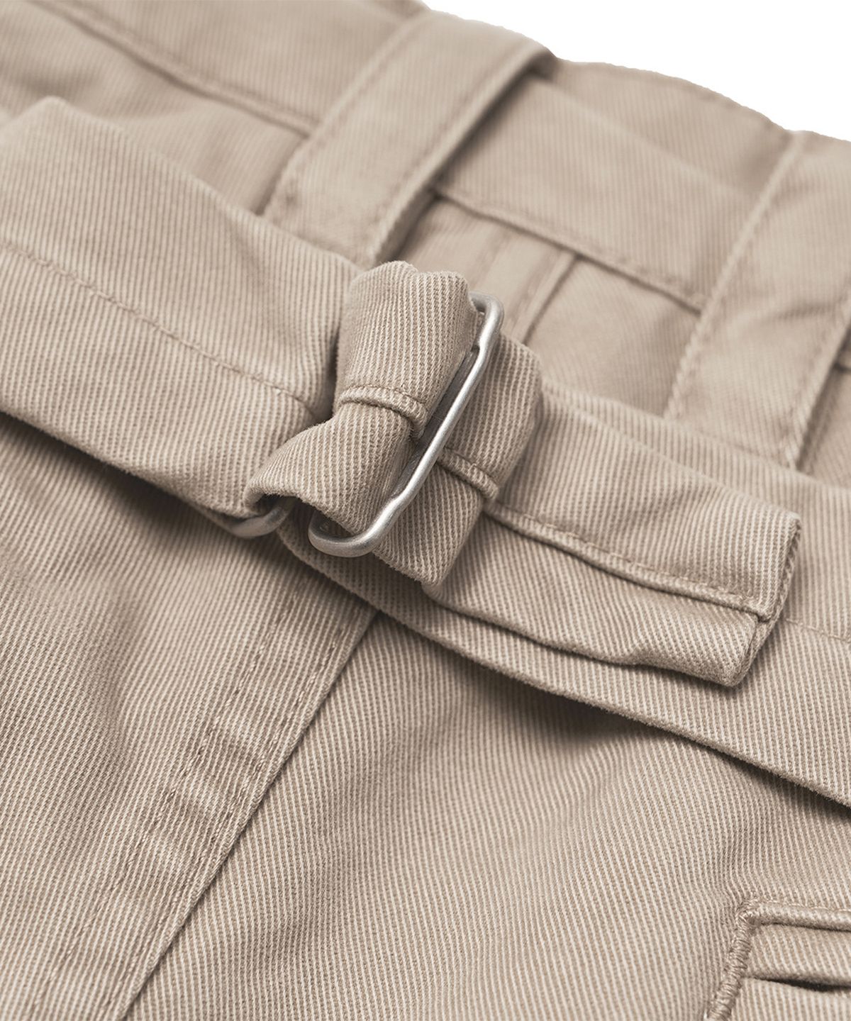 미드업데이트(MIDUPDATE) Wide Fit Cinchback Chino Pants_2color