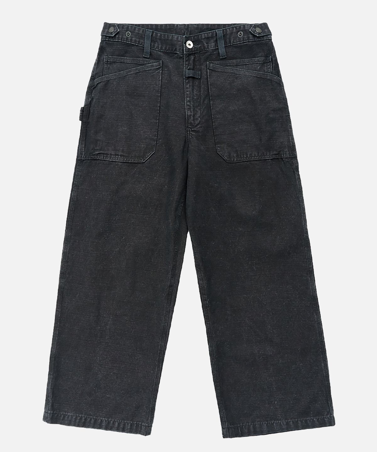 미드업데이트(MIDUPDATE) Wide Fit Utility Fatigue Pants_2color