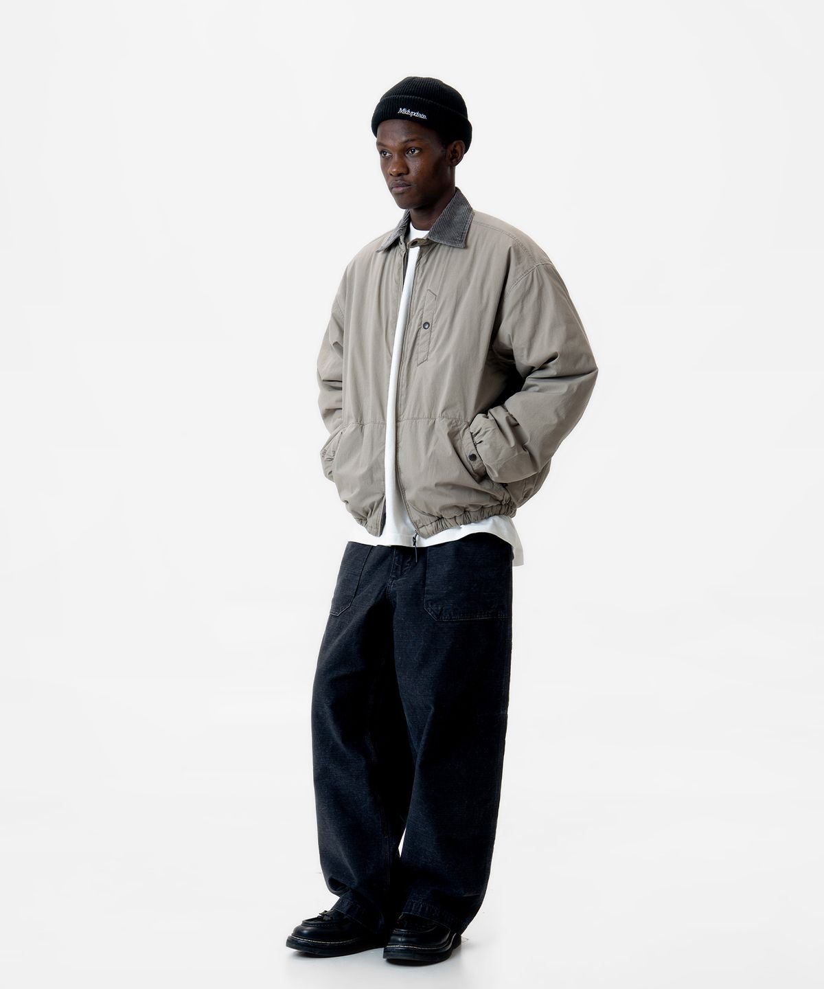 미드업데이트(MIDUPDATE) Wide Fit Utility Fatigue Pants_2color