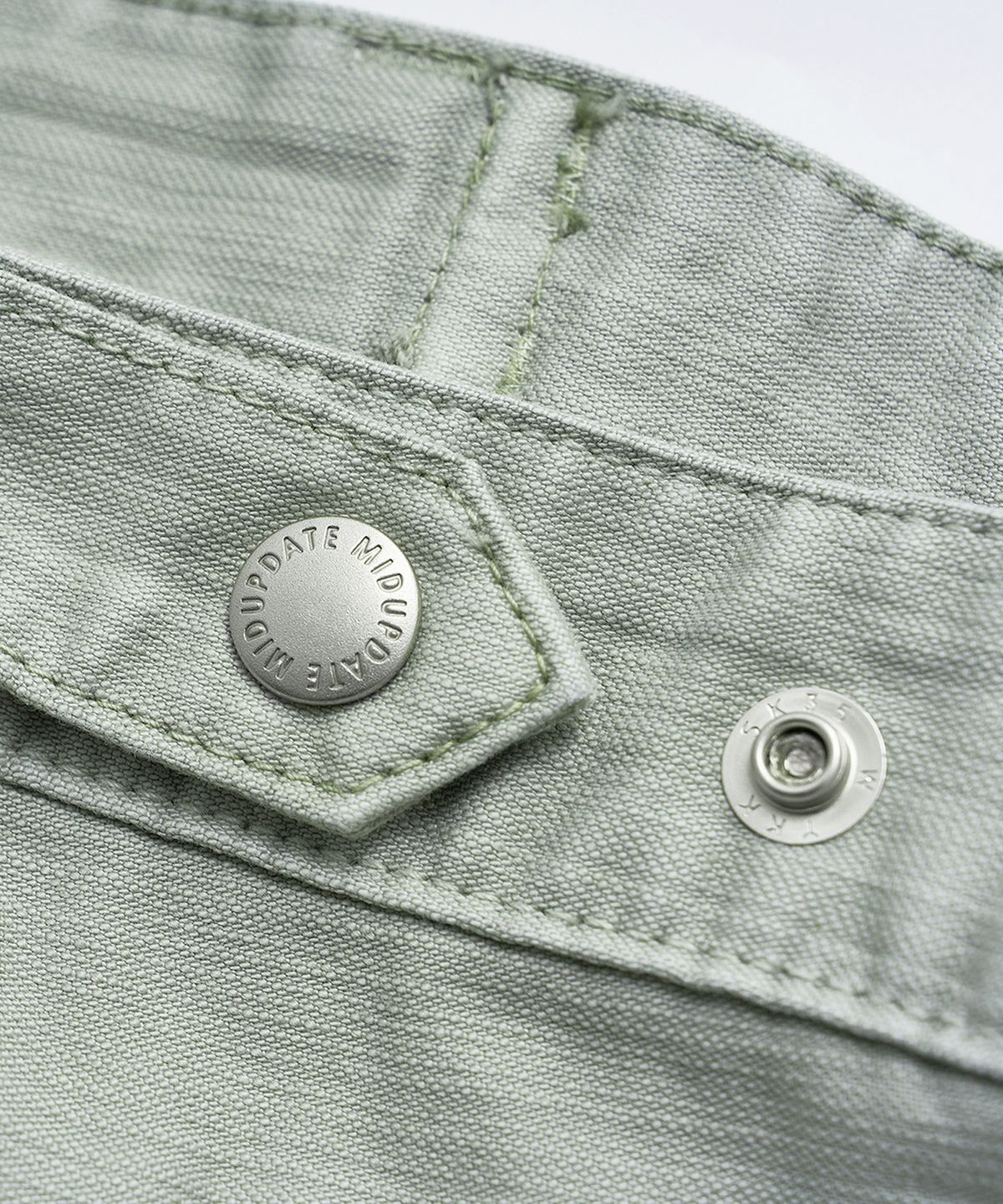 미드업데이트(MIDUPDATE) Wide Fit Utility Fatigue Pants_2color