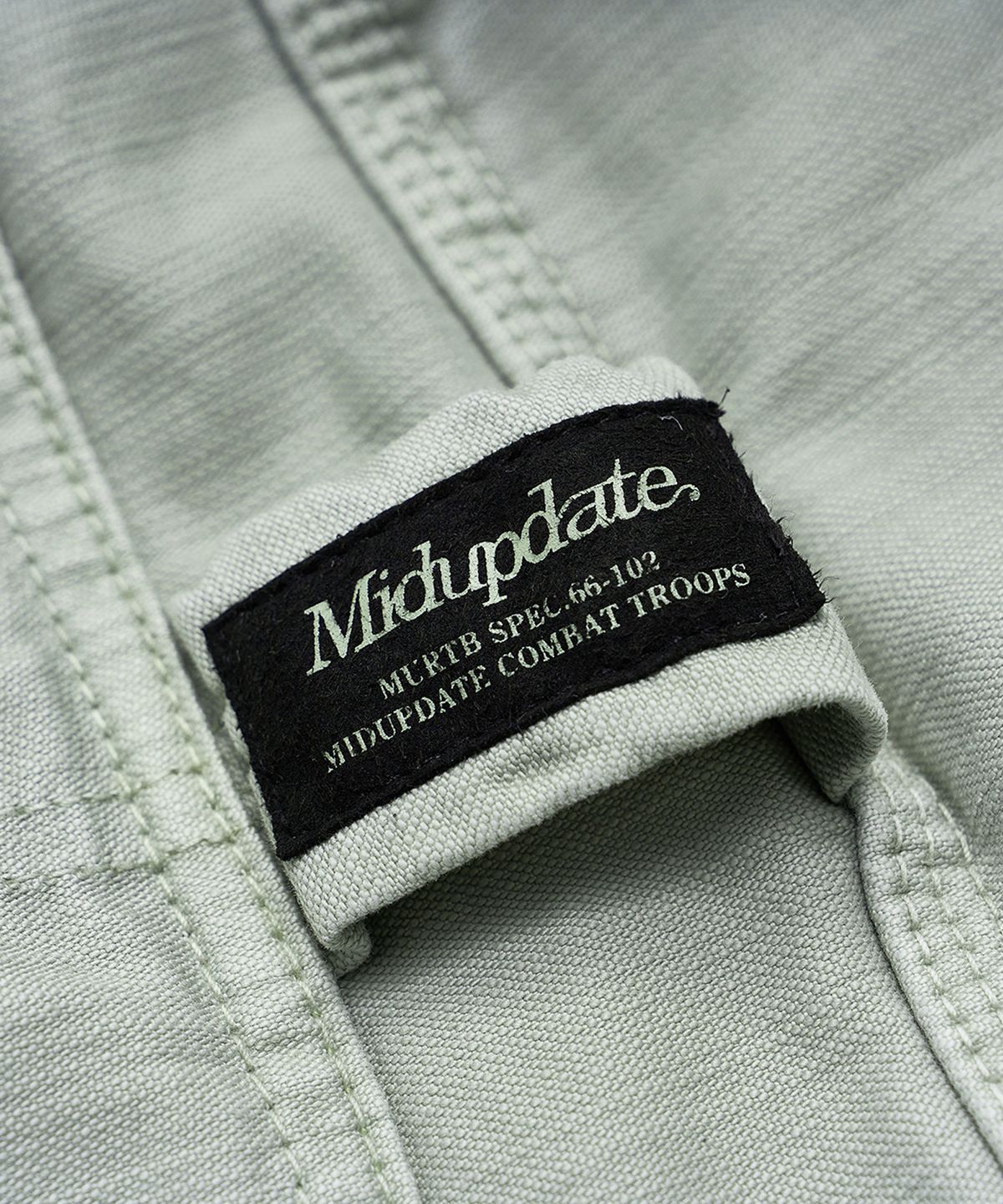 미드업데이트(MIDUPDATE) Wide Fit Utility Fatigue Pants_2color