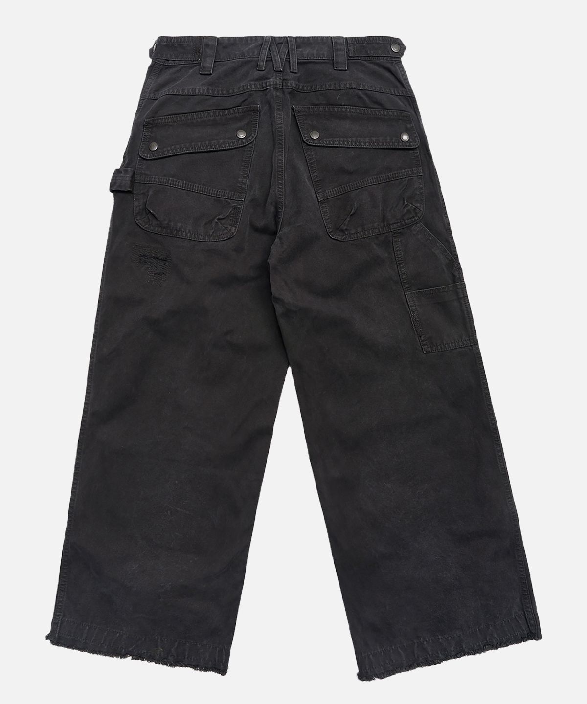 미드업데이트(MIDUPDATE) Wide Fit Destroyed Work Pants_2color