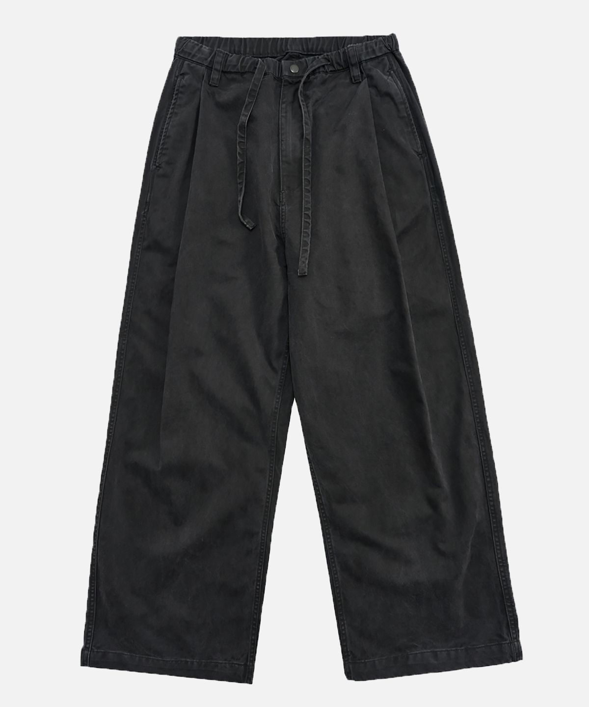 미드업데이트(MIDUPDATE) Wide Fit String Chino Pants_2color