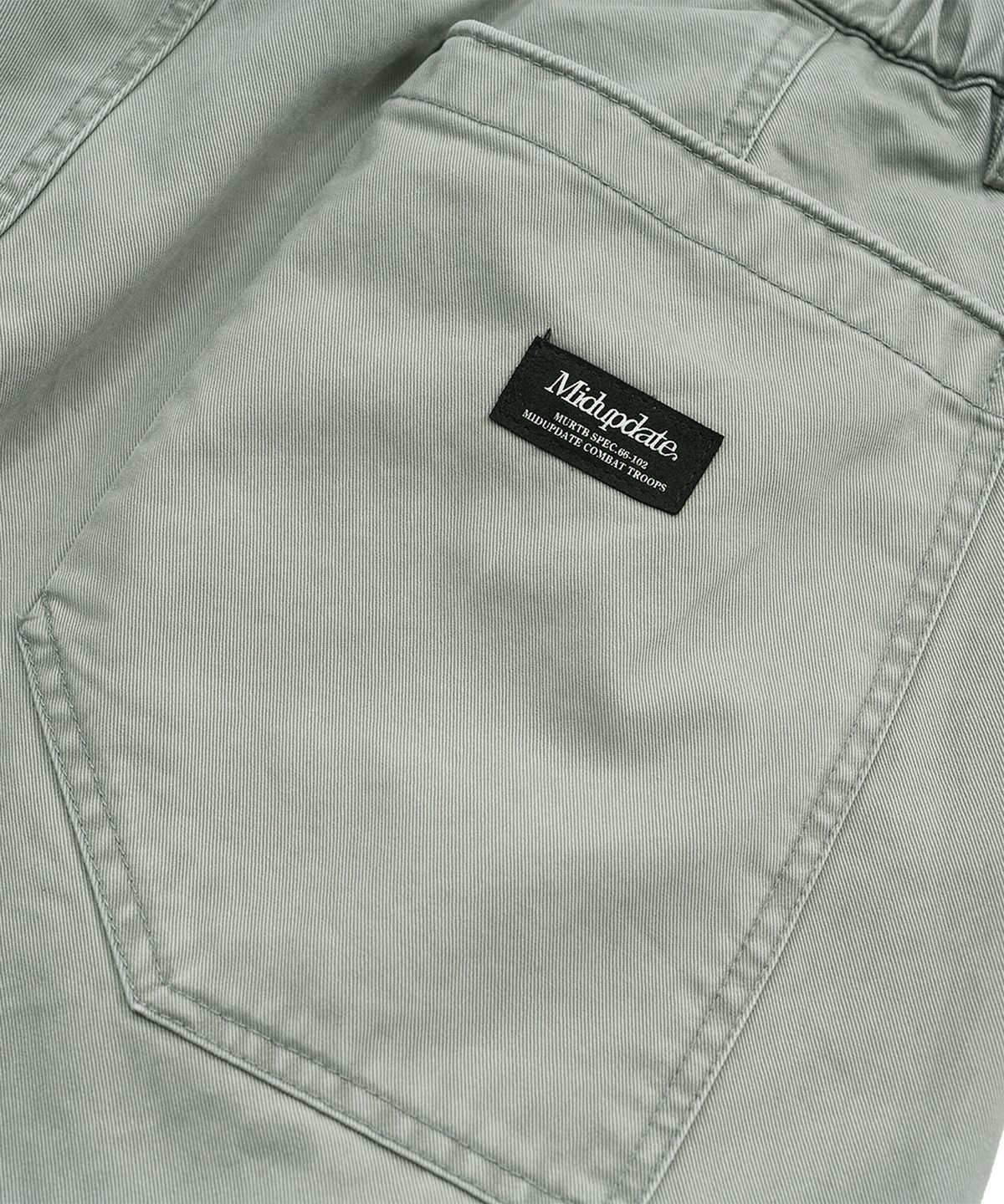 미드업데이트(MIDUPDATE) Wide Fit String Chino Pants_2color