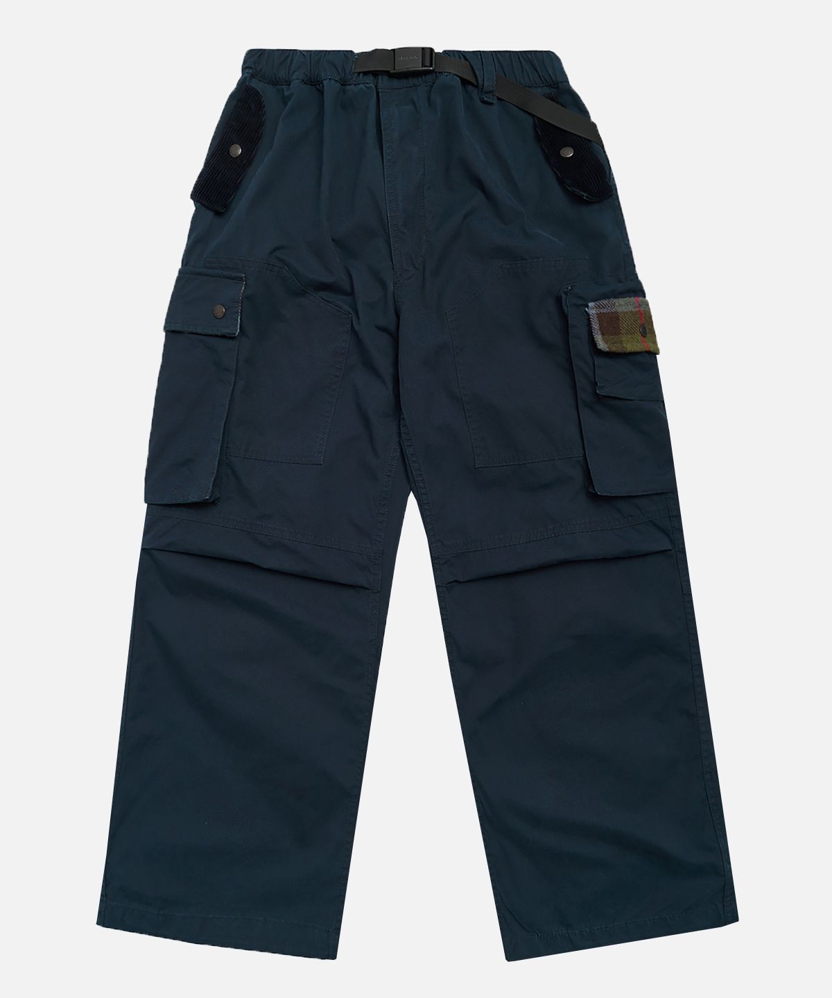 미드업데이트(MIDUPDATE) Wide Fit Webbing Belt Cargo Pants_2color