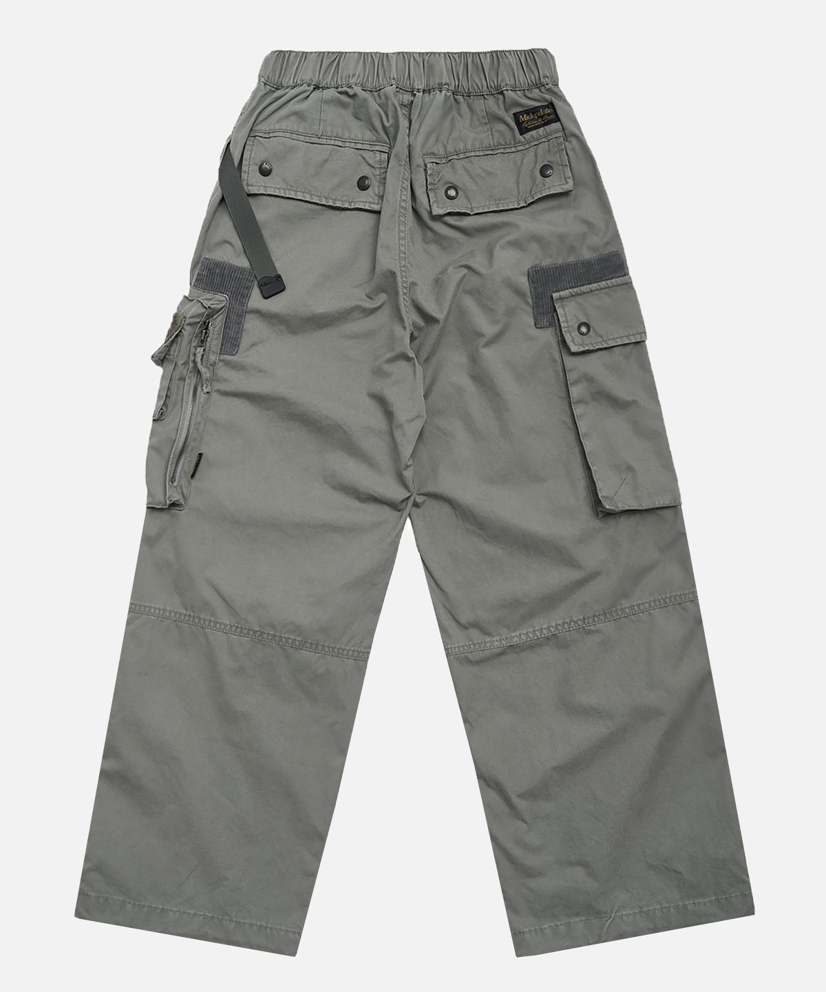 미드업데이트(MIDUPDATE) Wide Fit Webbing Belt Cargo Pants_2color