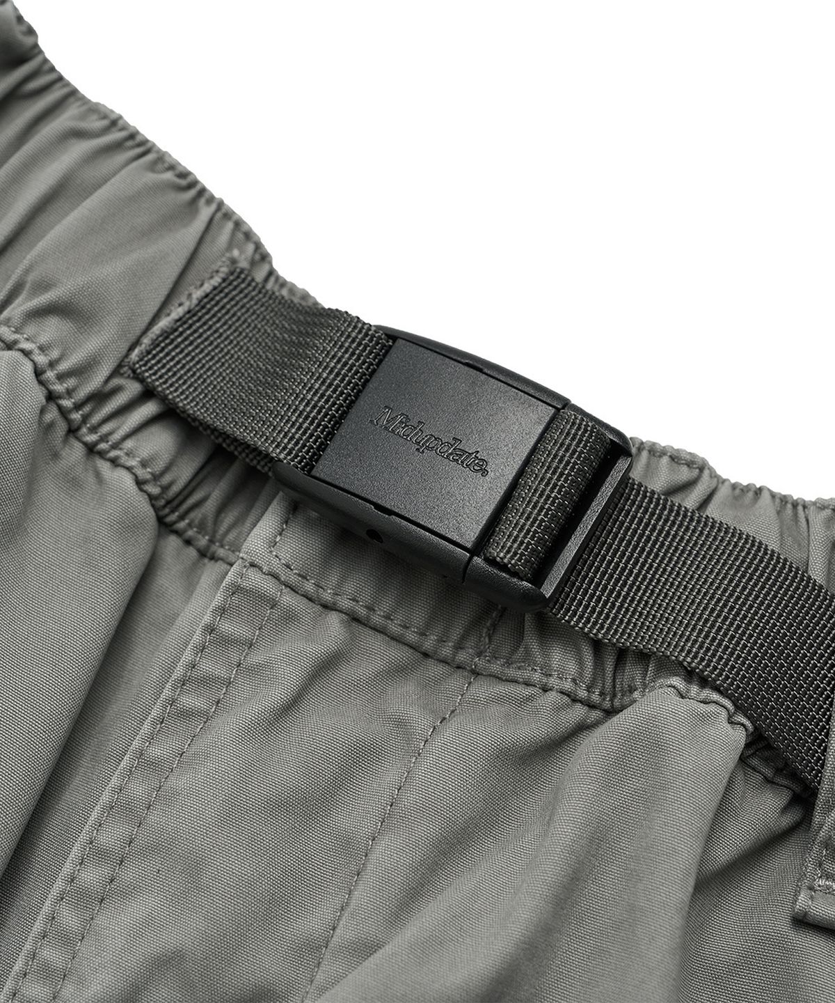 미드업데이트(MIDUPDATE) Wide Fit Webbing Belt Cargo Pants_2color