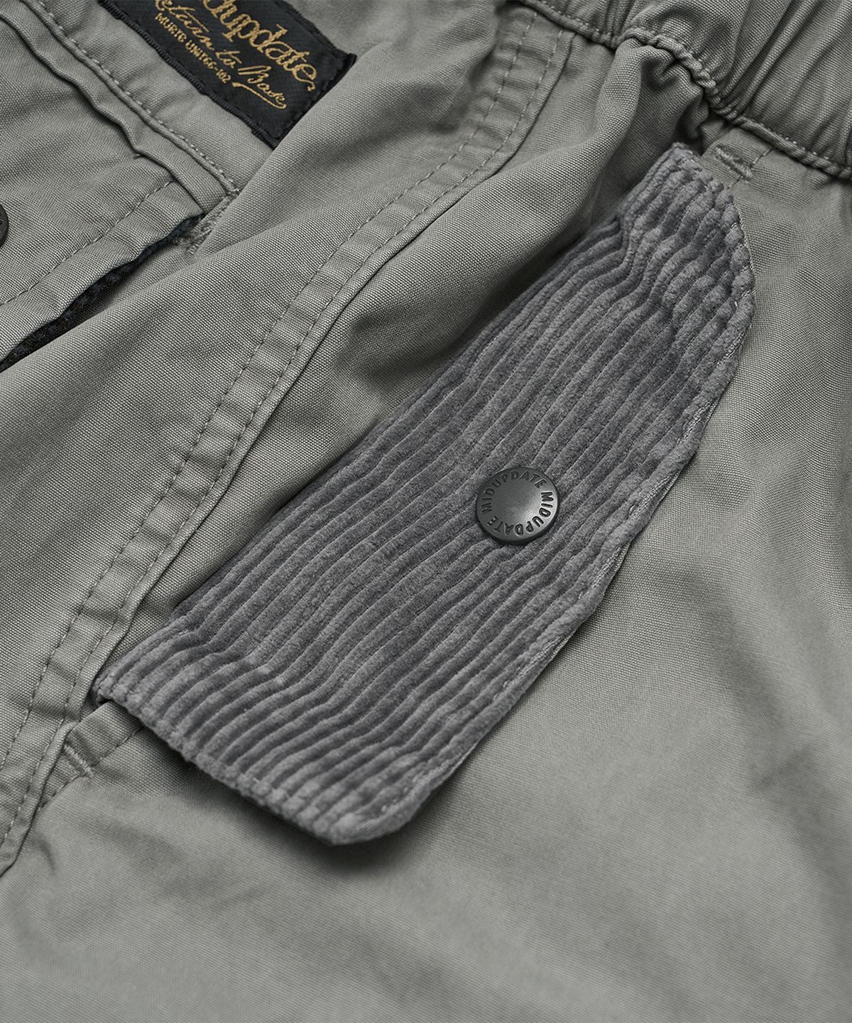 미드업데이트(MIDUPDATE) Wide Fit Webbing Belt Cargo Pants_2color