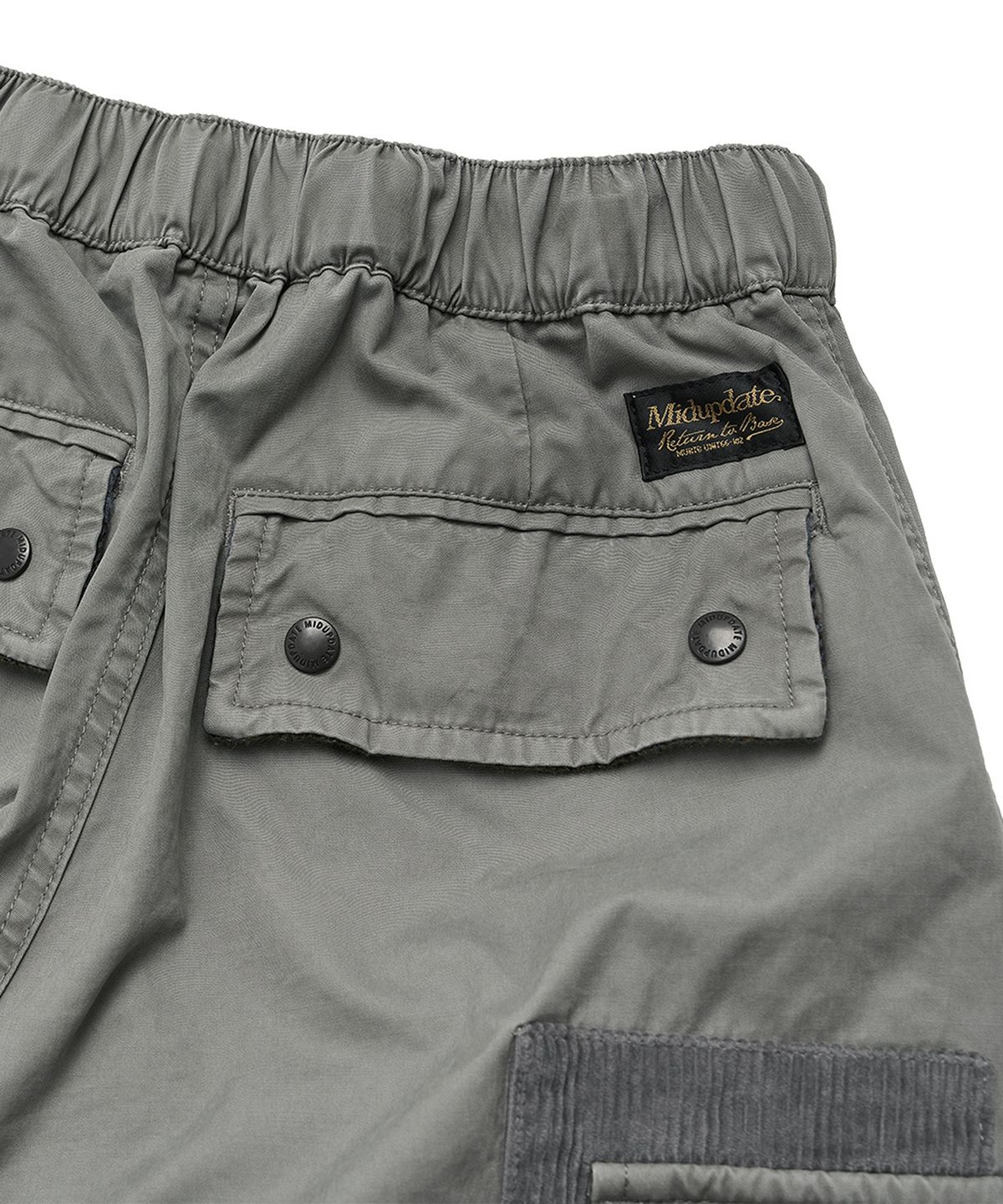 미드업데이트(MIDUPDATE) Wide Fit Webbing Belt Cargo Pants_2color