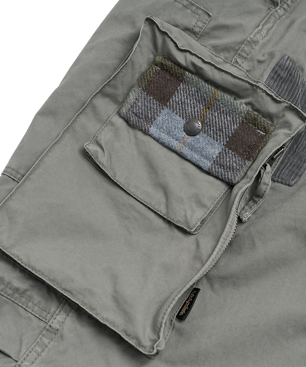 미드업데이트(MIDUPDATE) Wide Fit Webbing Belt Cargo Pants_2color