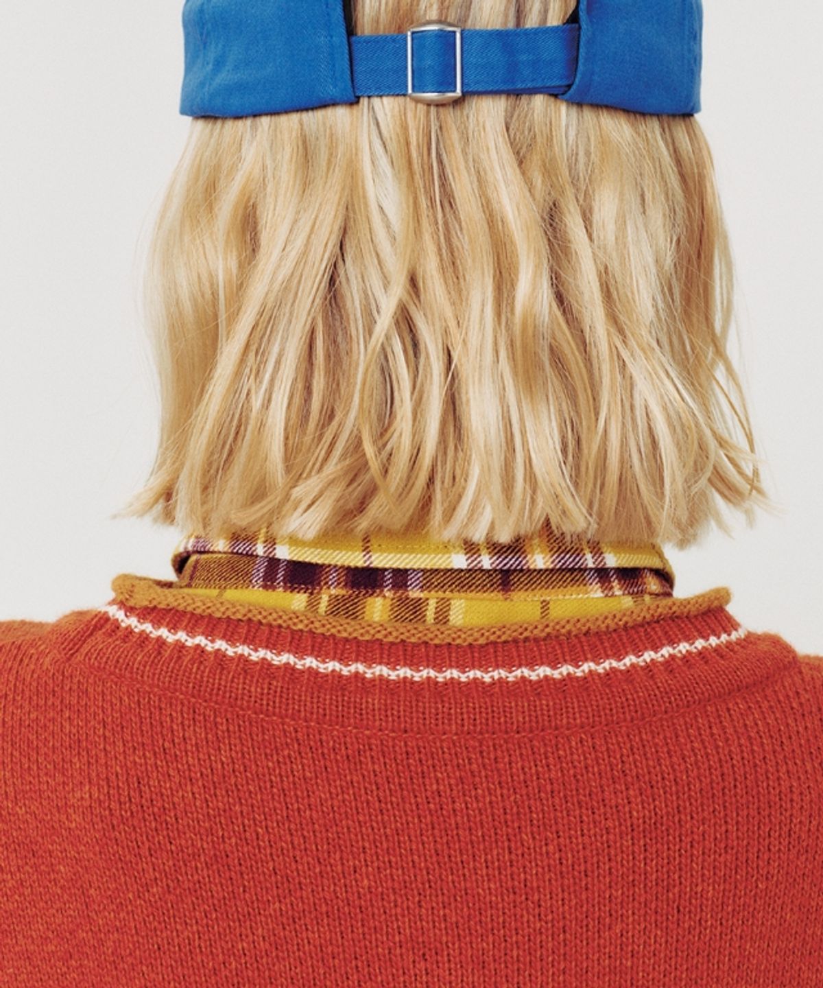 무드베러(MOODBETTER) RELAXED LOGO KNIT PULLOVER BRICK RED