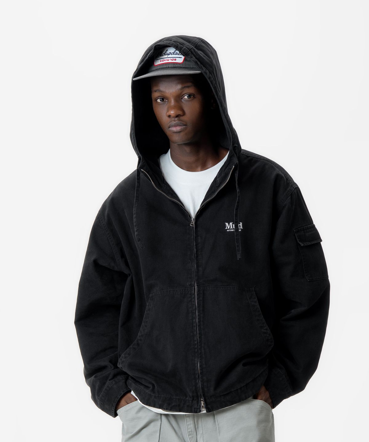 미드업데이트(MIDUPDATE) Murtb Classic Hoodie Jacket_2color