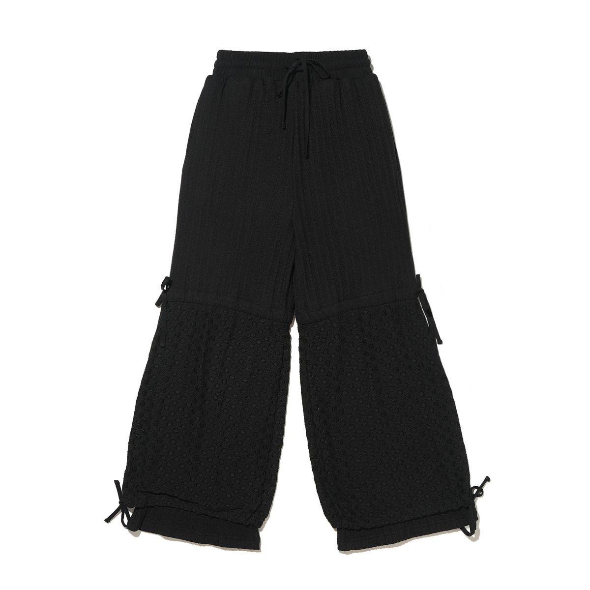 테레루(TERERU) Layered String Pants Black