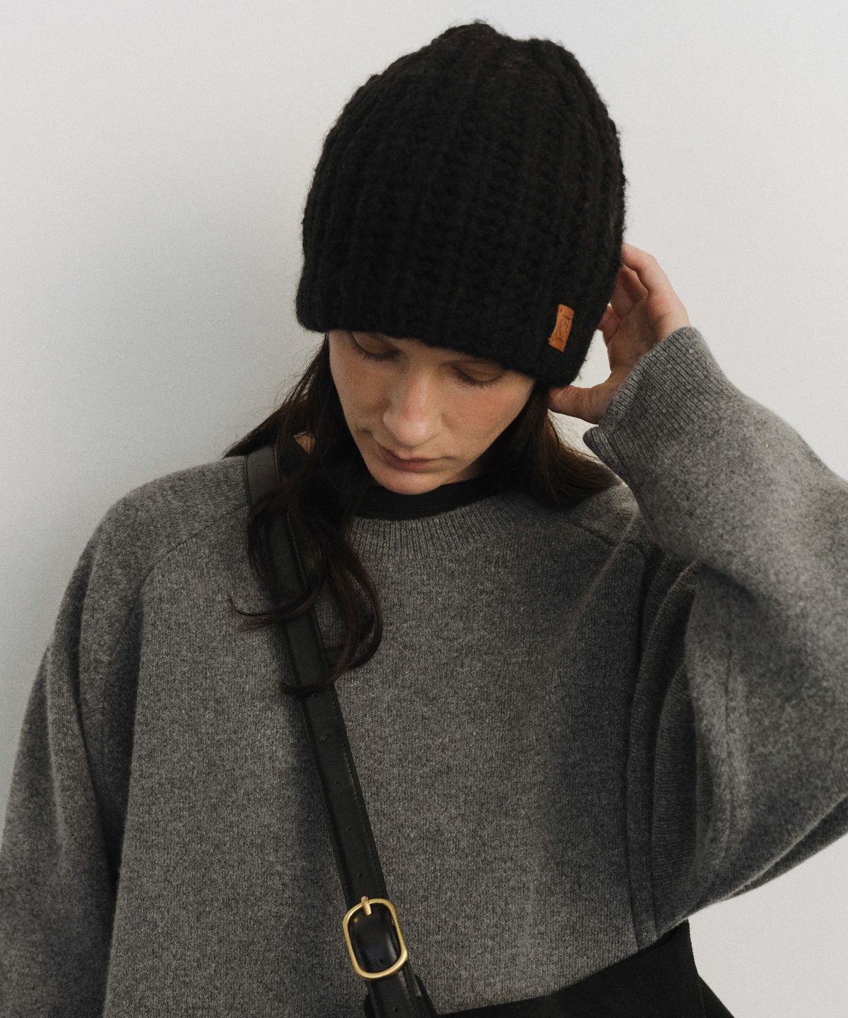 유라고(URAGO) Muffin alpaca beanie
