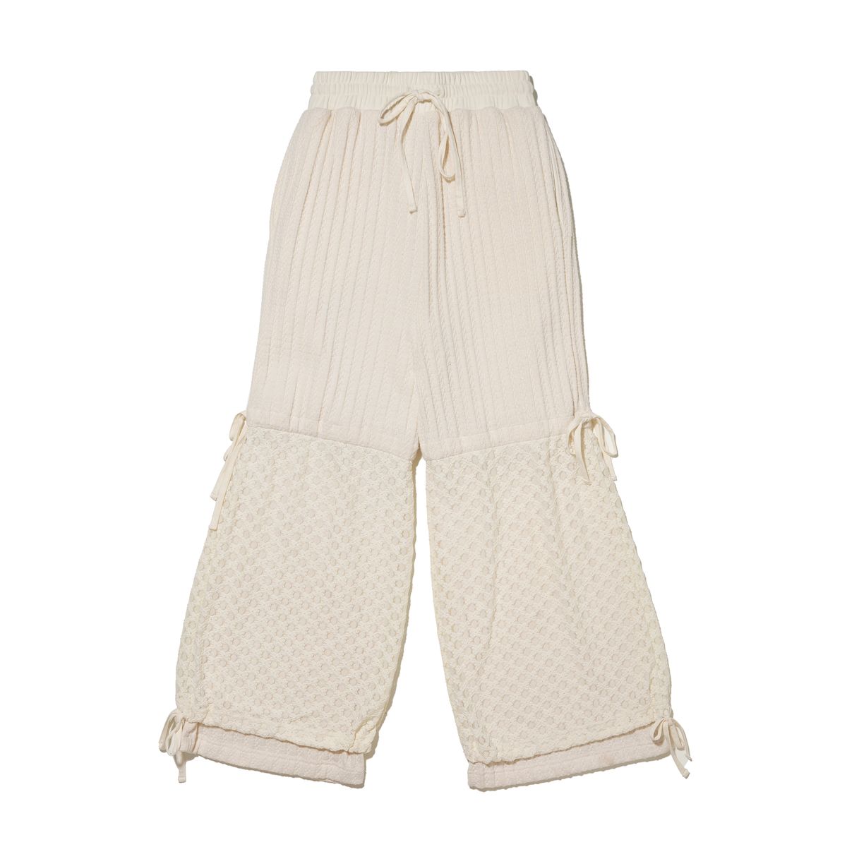 테레루(TERERU) Layered String Pants Ivory