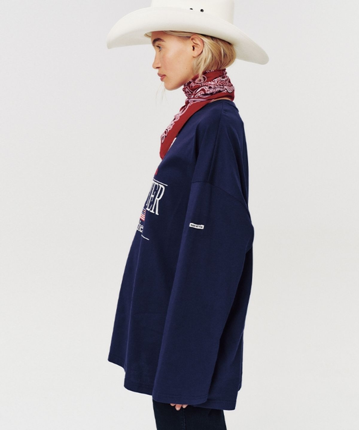 무드베러(MOODBETTER) AUTHENTIC LONG SLEEVE NAVY