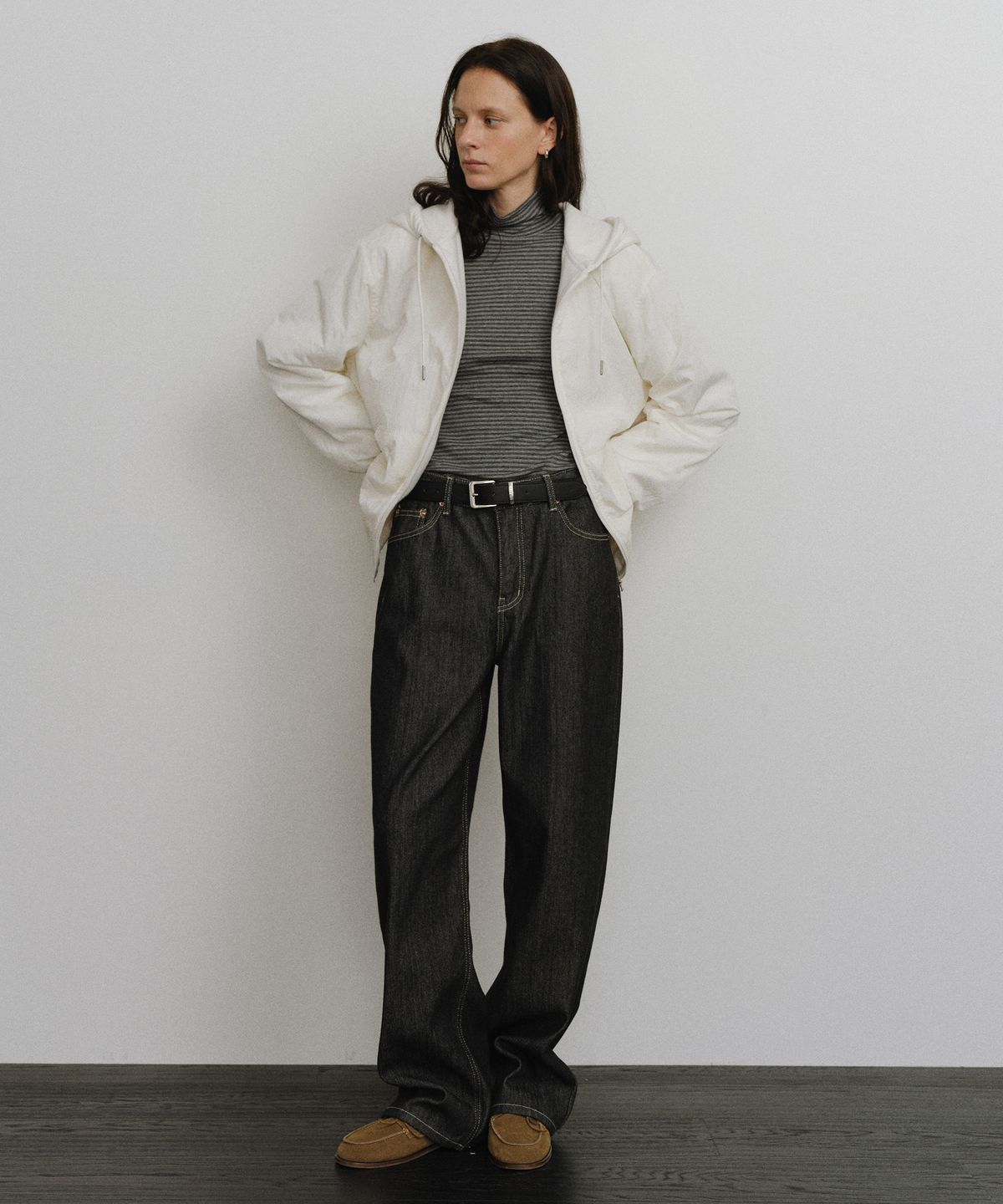유라고(URAGO) Winter wide raw denim