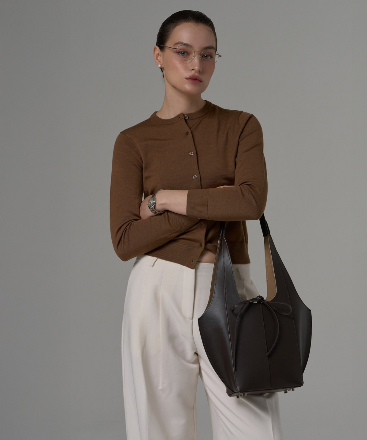 제마 에르베 르 코티디앙(ZEMA ÉLEVER LE QUOTIDIEN) Onnete Tote Bag S - Espresso Brown (오네뜨 토트백 S)