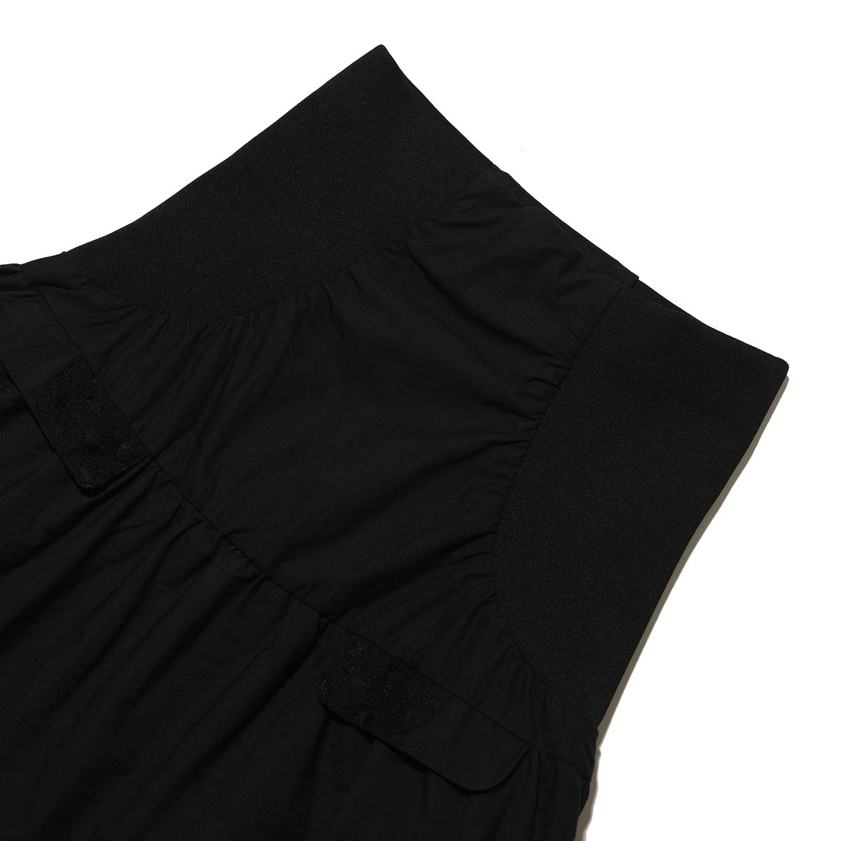 테레루(TERERU) Balloon-Silhouette Maxi Skirt Black