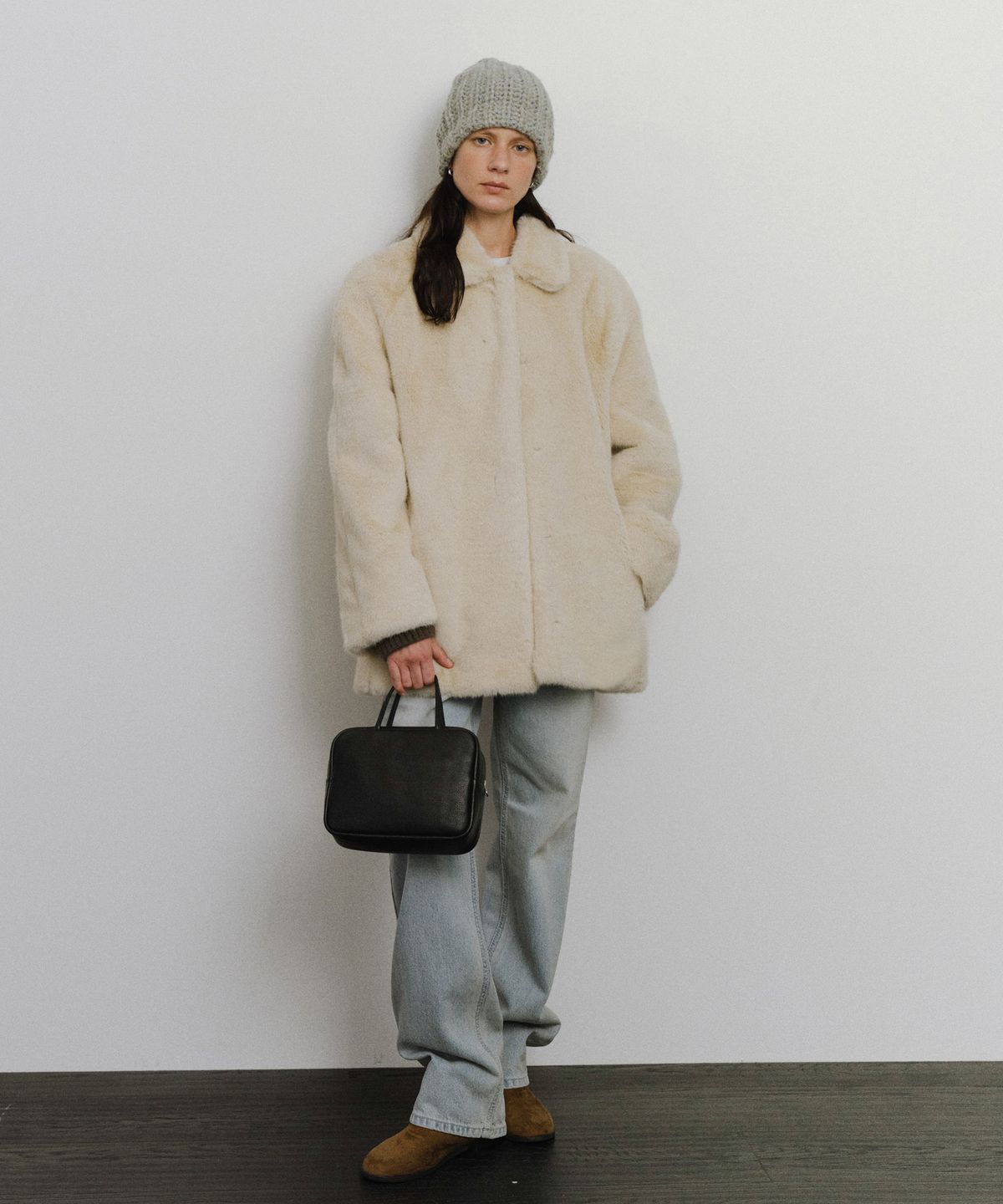 유라고(URAGO) Chloe fur half jacket