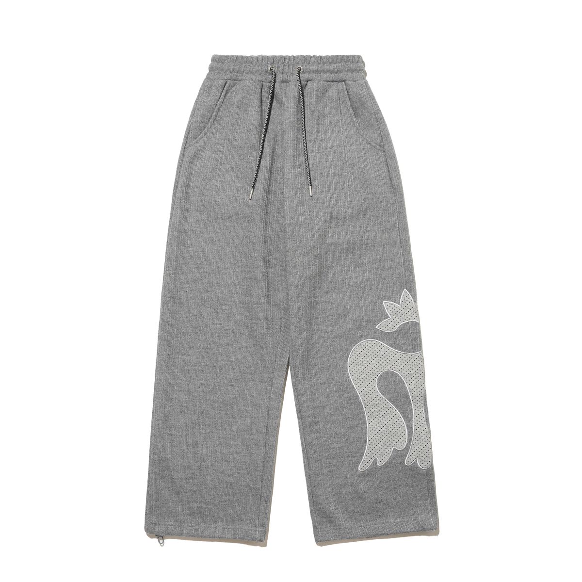 테레루(TERERU) Side applique Pants Gray