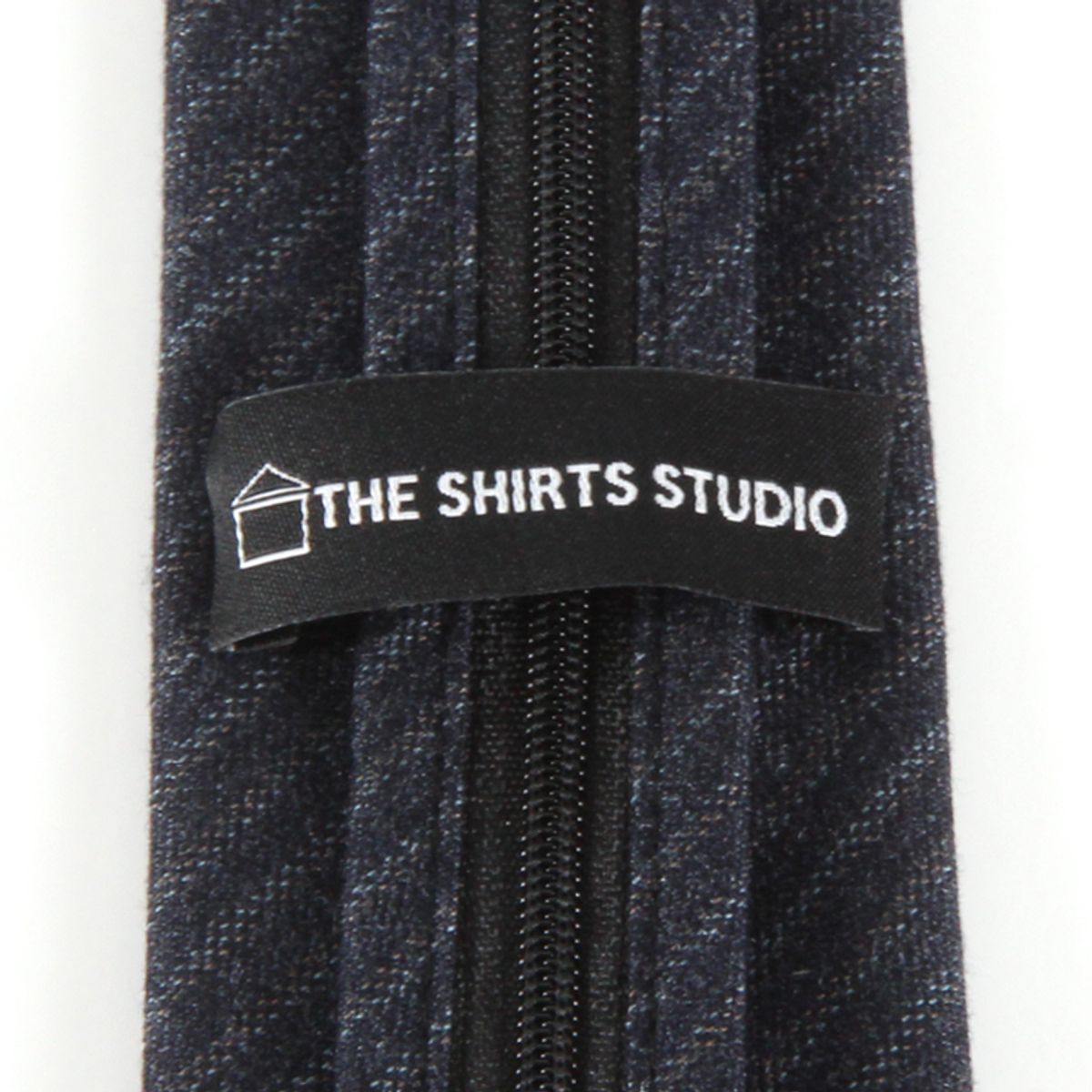 더셔츠스튜디오(THE SHIRTS STUDIO) 네이비 포엣 스트라이프 자동 넥타이
