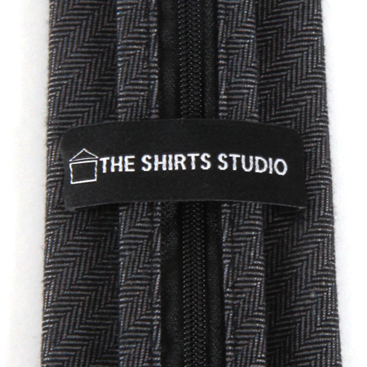 더셔츠스튜디오(THE SHIRTS STUDIO) 그레이 어번 해링본 자동 넥타이
