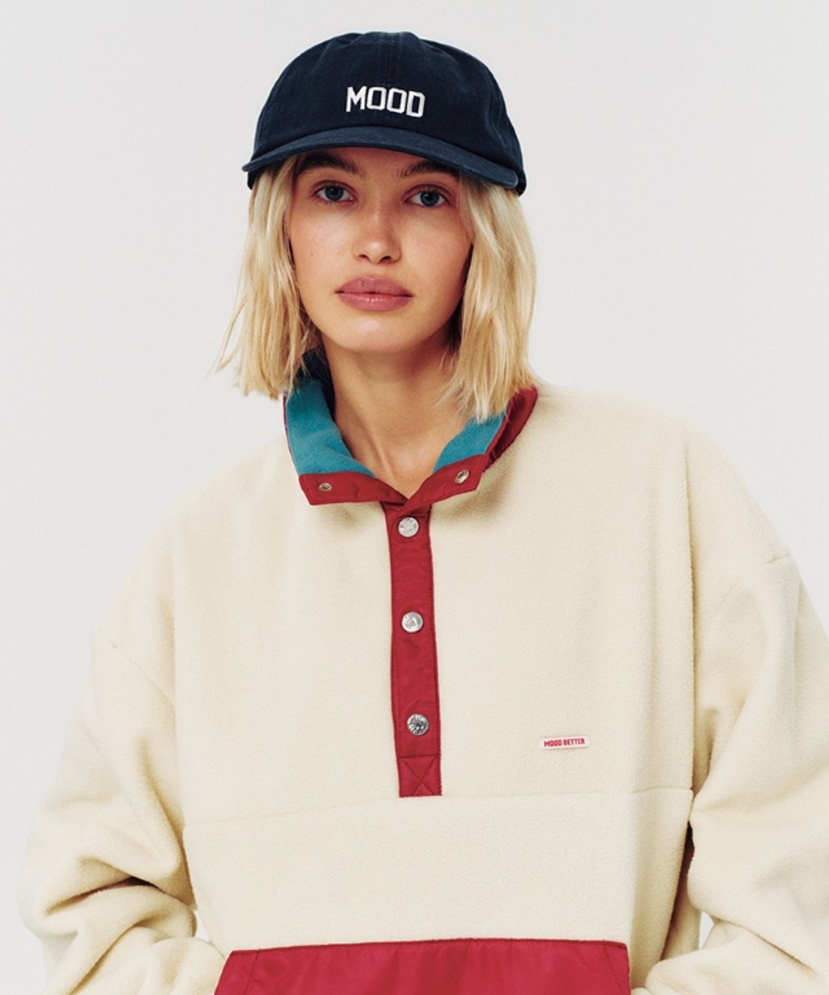 무드베러(MOODBETTER) BASIC MOOD BALL CAP BLACK