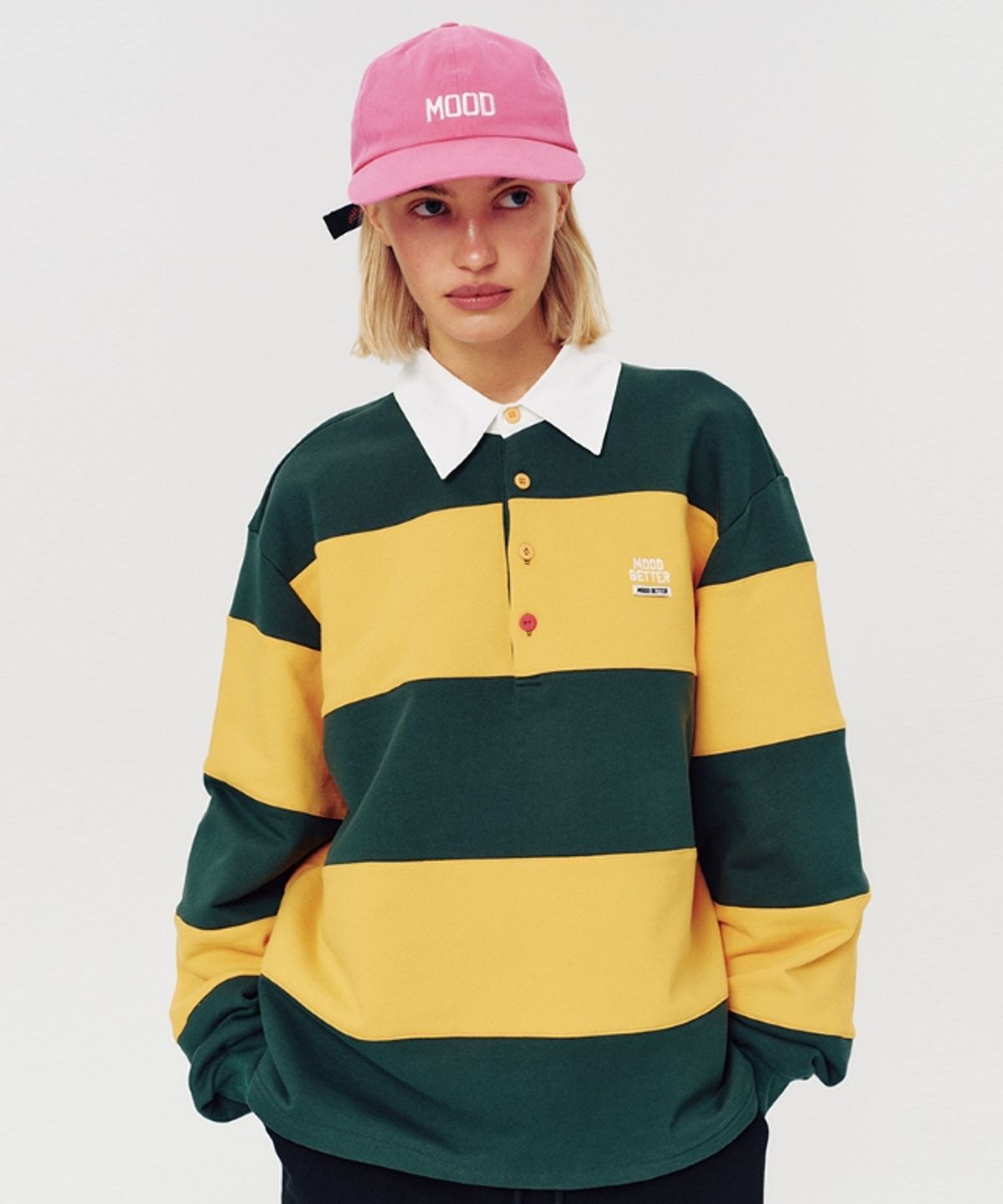 무드베러(MOODBETTER) BASIC MOOD BALL CAP PINK