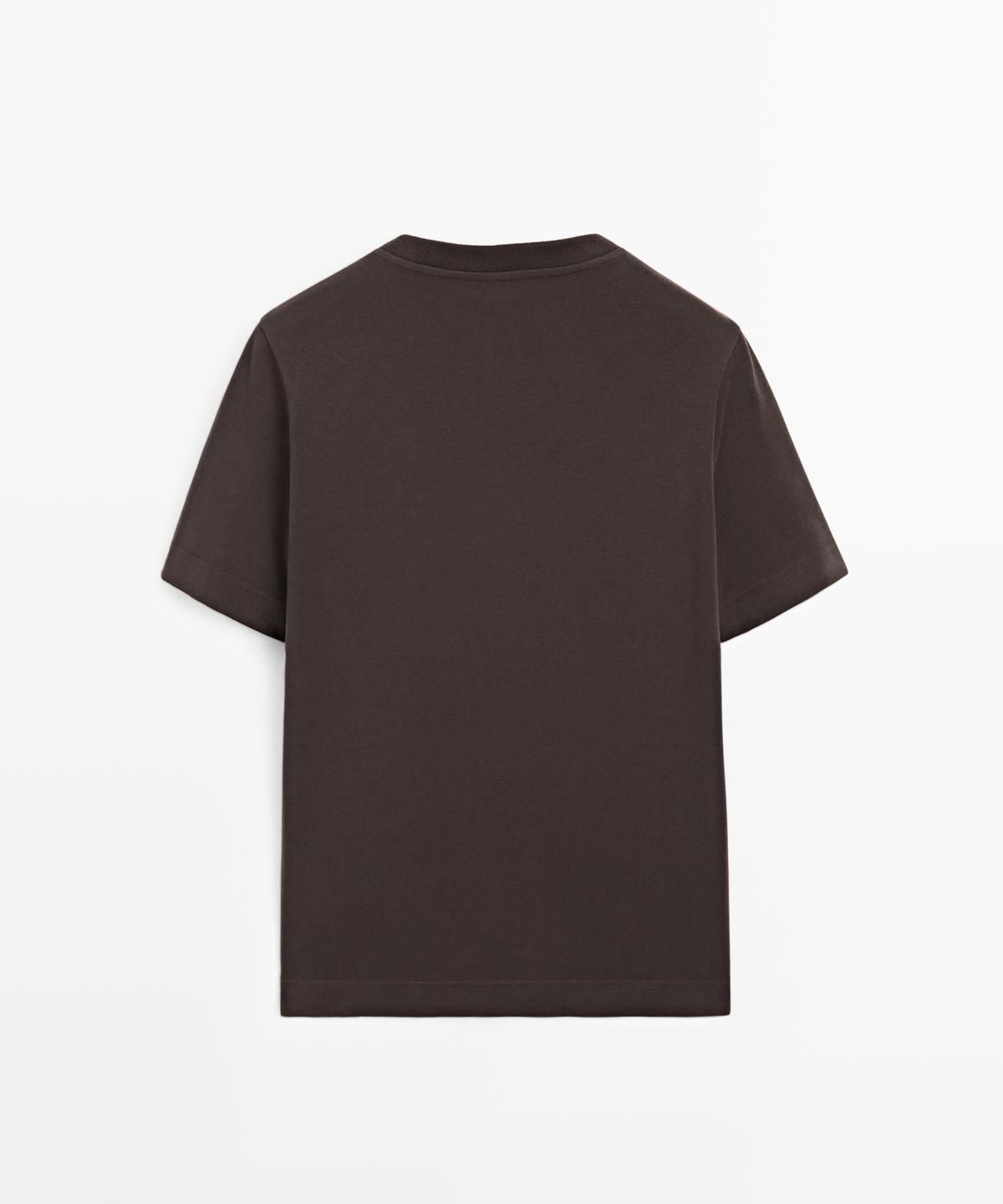 마시모두띠(MASSIMO DUTTI) 인터록 반팔 티셔츠