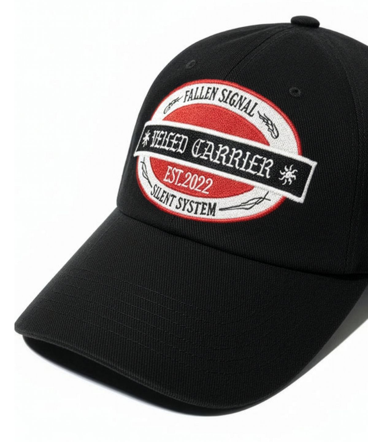 아이돈워너셀(IDWS) Veiled Patch Maxi Cap Black