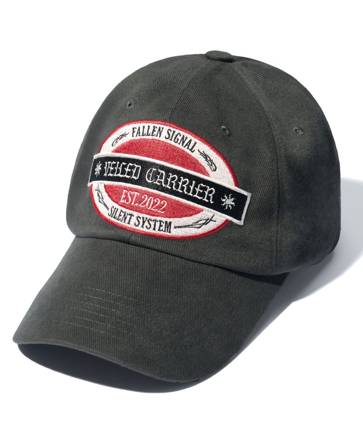 아이돈워너셀(IDWS) Veiled Patch Maxi Cap Charcoal