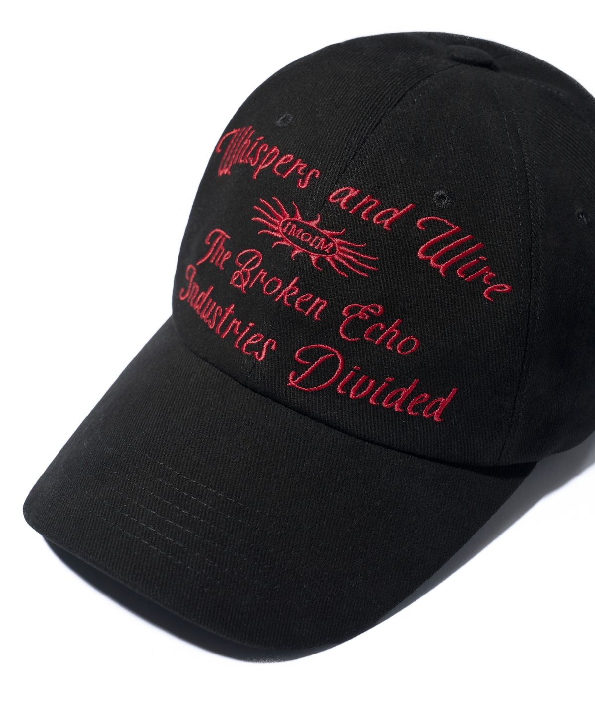 아이돈워너셀(IDWS) Whisper Letter Maxi Cap Black