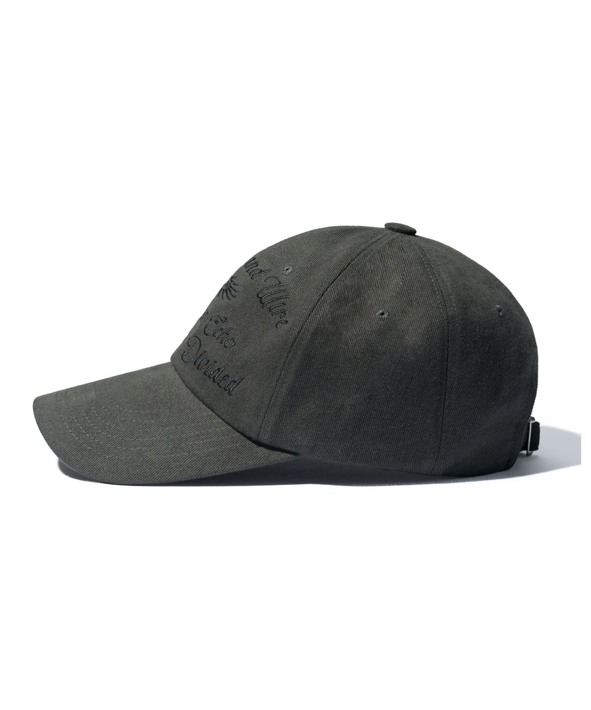 아이돈워너셀(IDWS) Whisper Letter Maxi Cap Charcoal