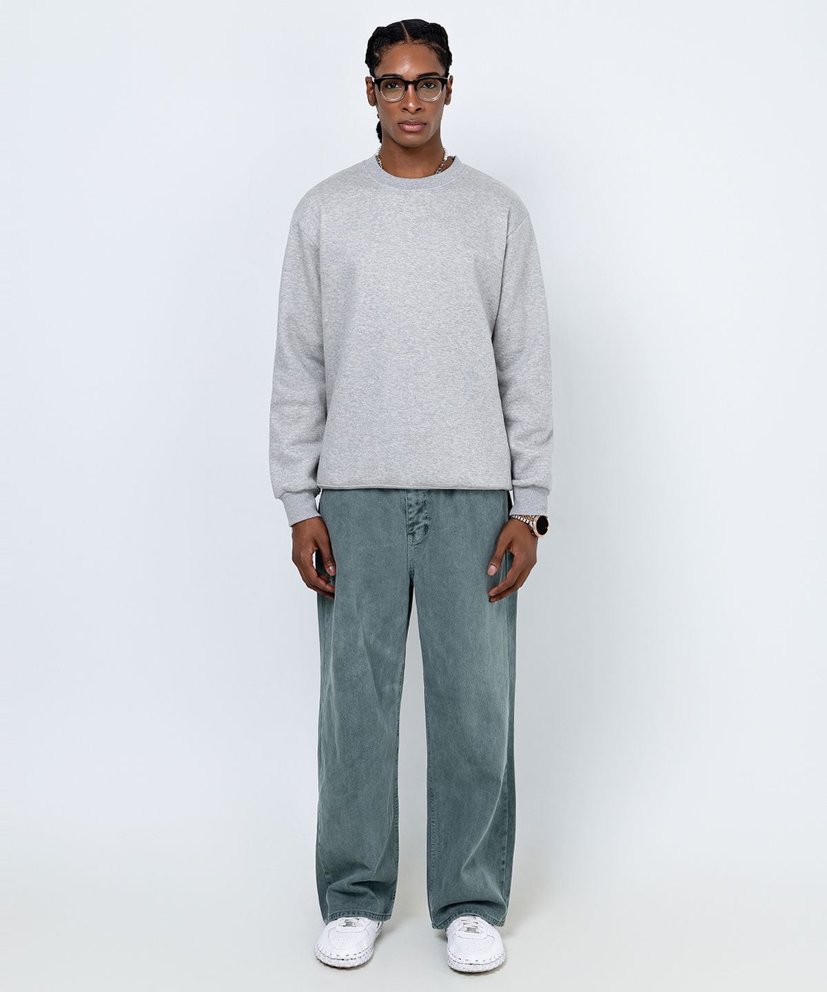 스트라이크(STRIKE) 볼륨 와이드 워시드 데님 팬츠 (4 Colors)