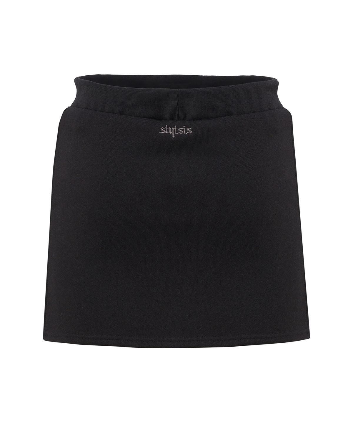 슬리시스(SLYISIS) Star Line Sweat Skirt (Black)