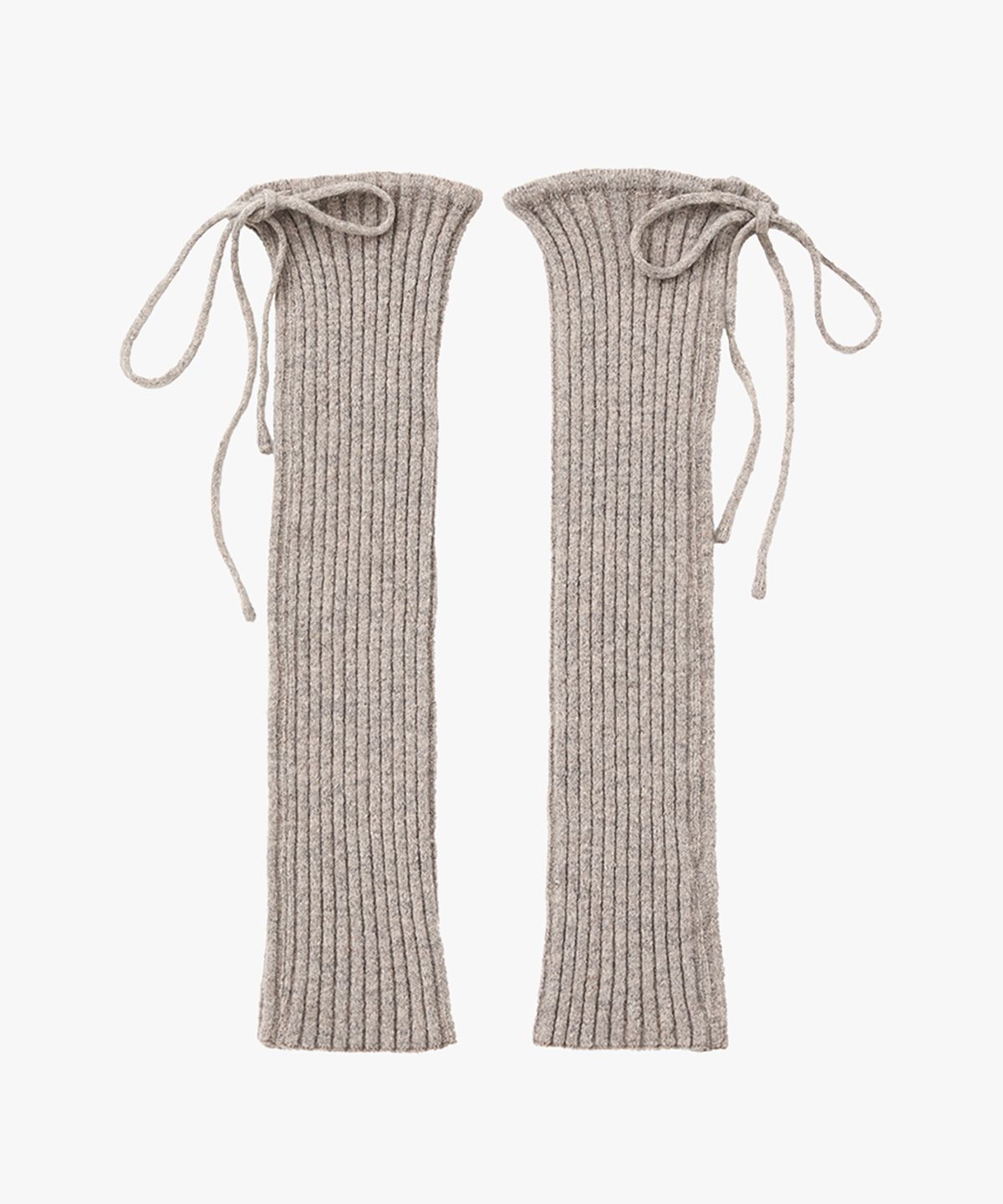 포에브(POEV) Drawstring Leg Warmer - Oatmeal