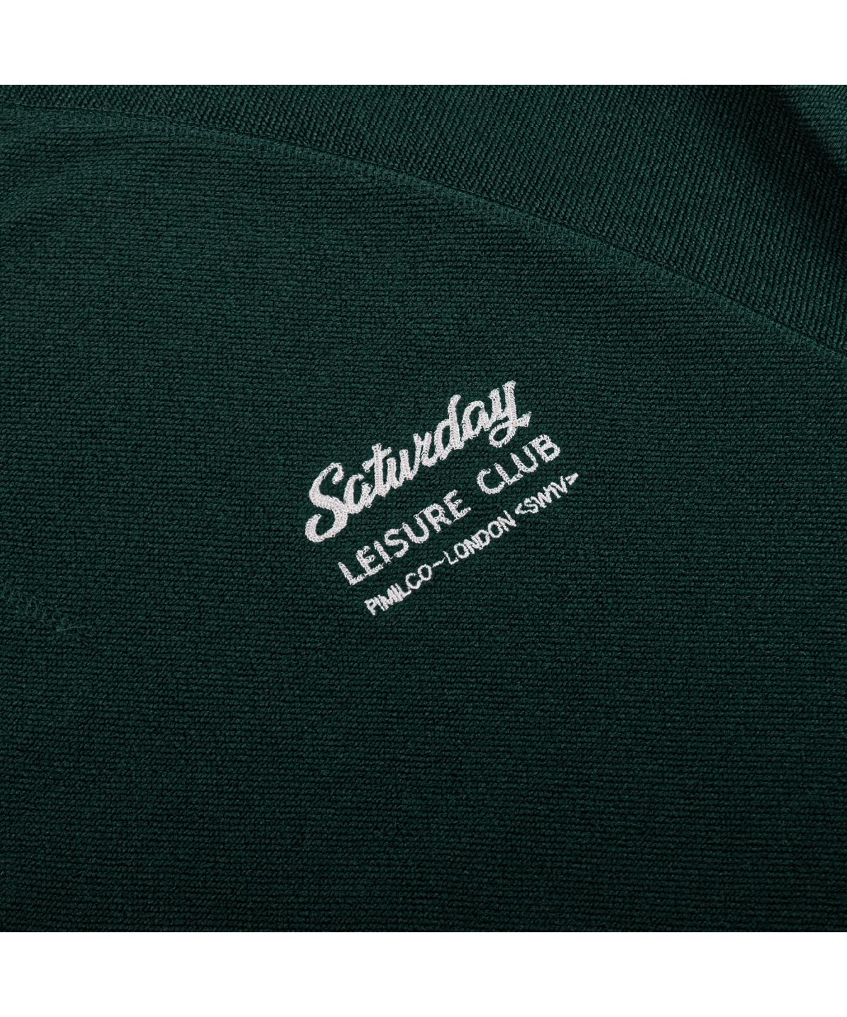 세러데이 레저 클럽(SATURDAY LEISURE CLUB) Leisure Reverse Terry Raglan Sweatshirt (Unisex) - British Racing Green