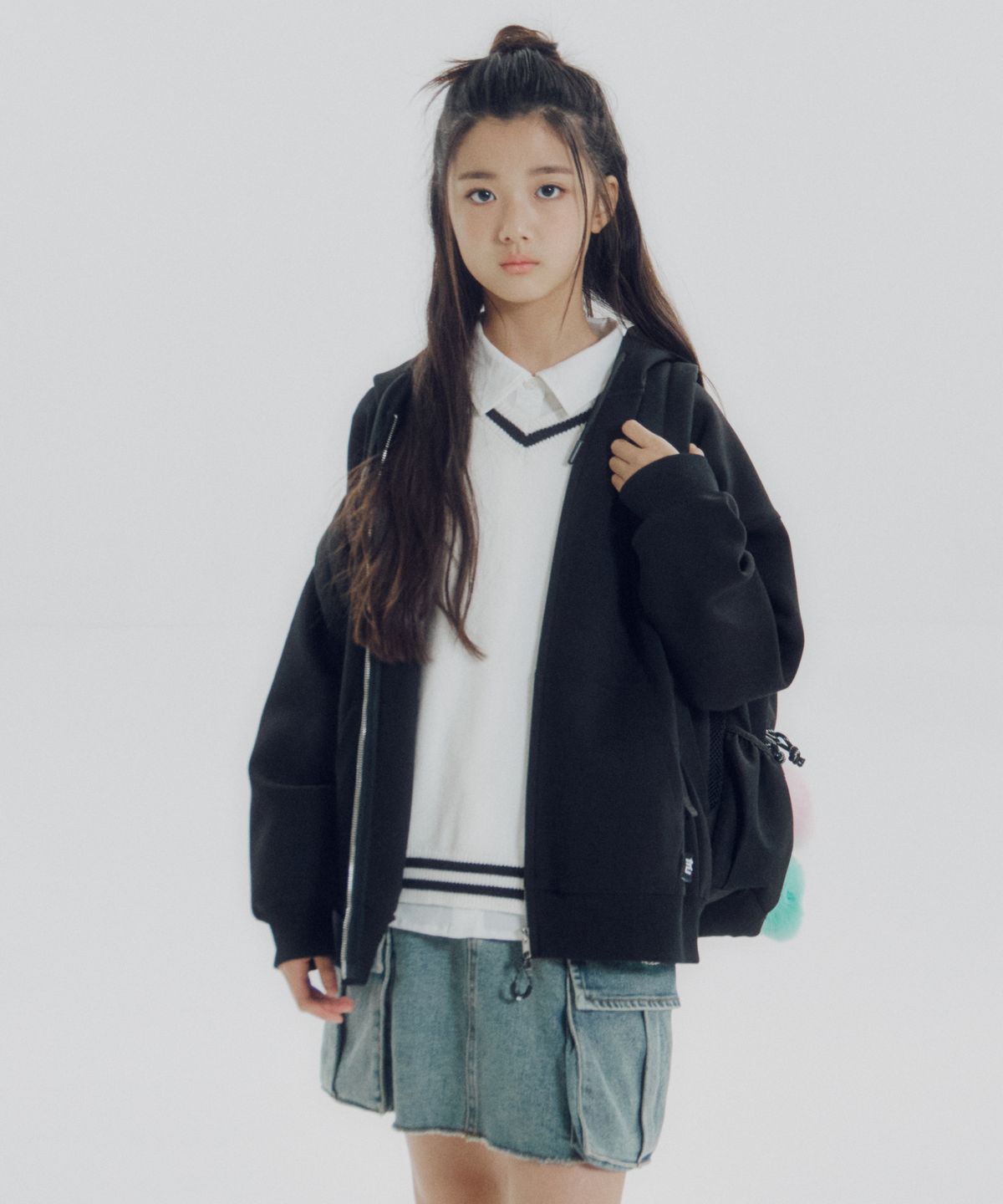 티미유(TMIU) 베이직 스웨터 조끼