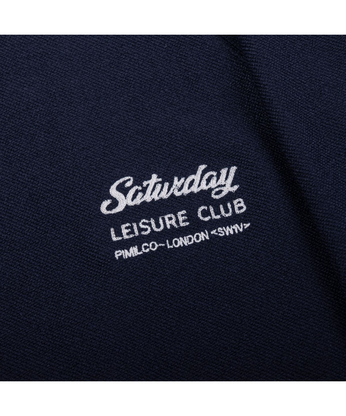세러데이 레저 클럽(SATURDAY LEISURE CLUB) Leisure Reverse Terry Raglan Sweatshirt (Unisex) - Navy
