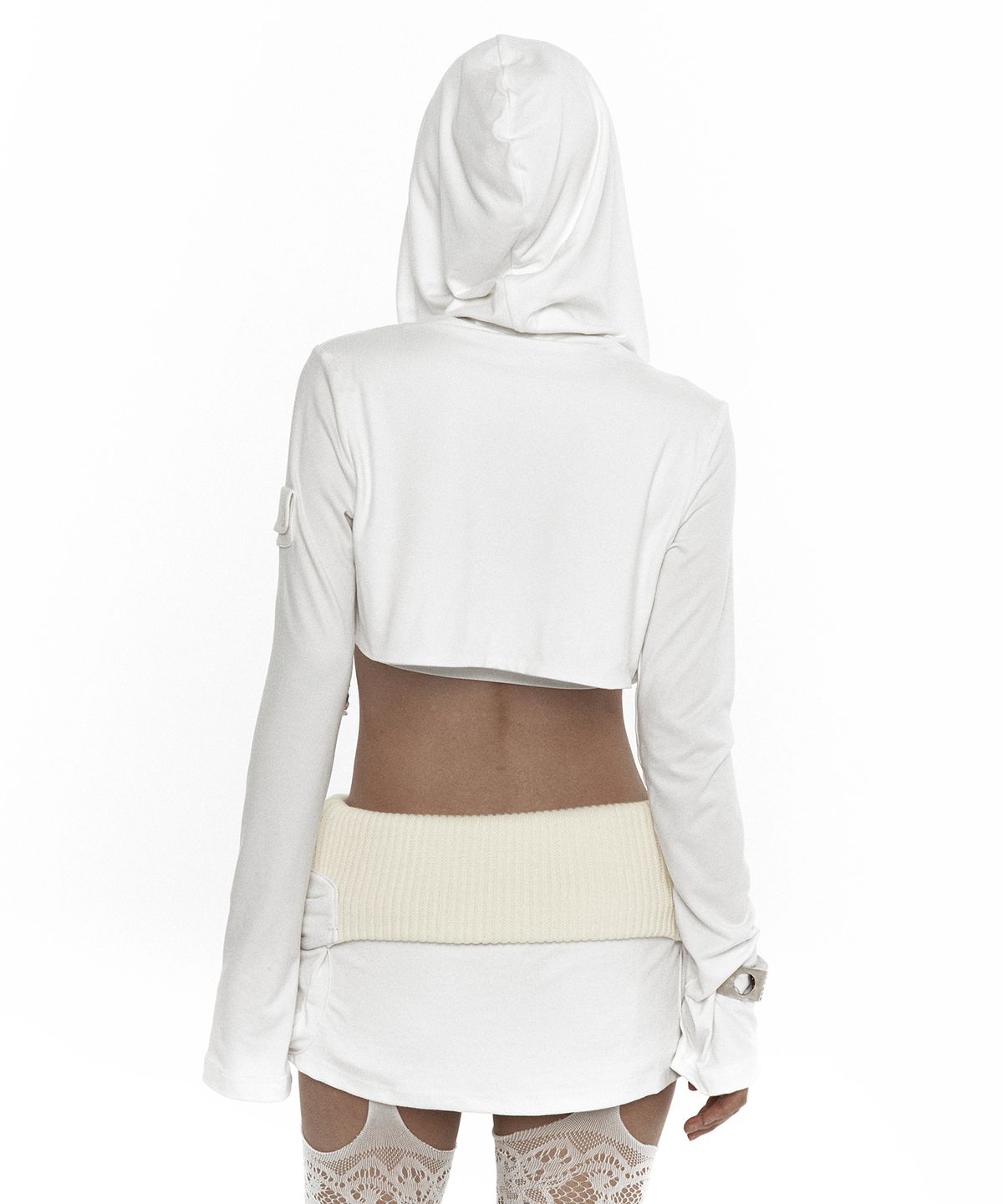 카시코(KASHIKO) Knit Micro Skirt Ivory
